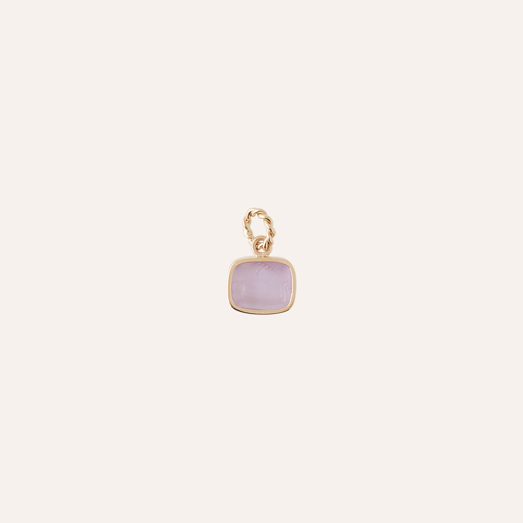 14K Lavendar Sailboat Charm