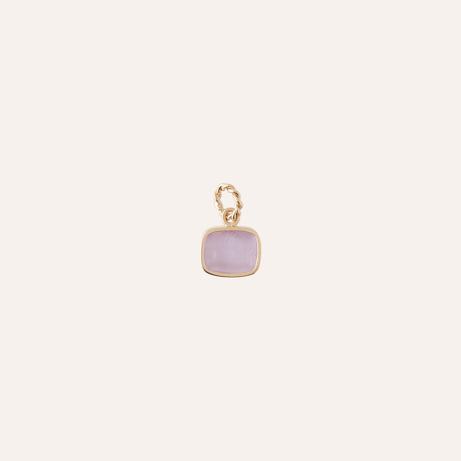 14K Lavendar Sailboat Charm