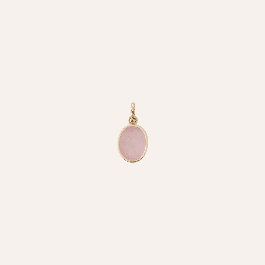 The Poet Blush Pink Chiara Glass Charm