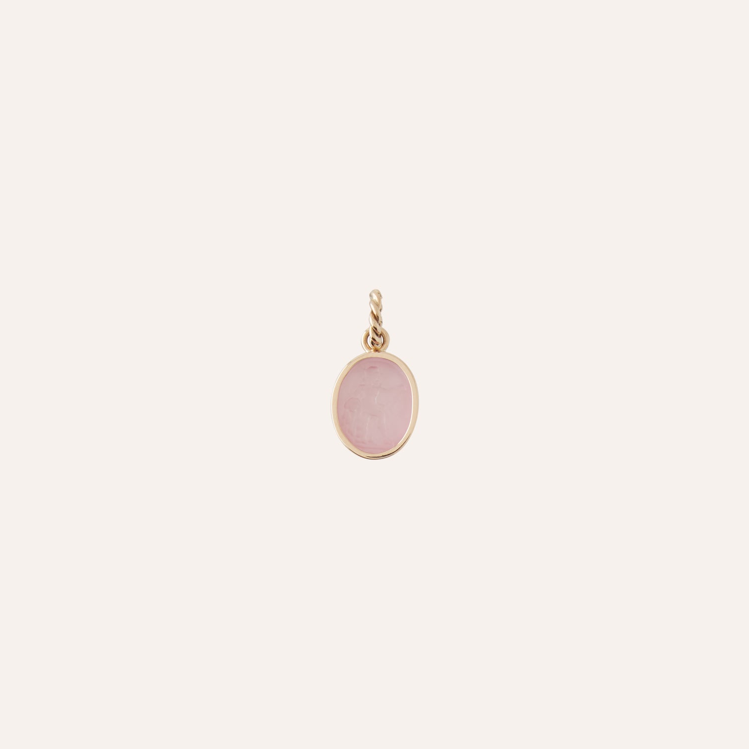 The Poet Blush Pink Chiara Glass Charm