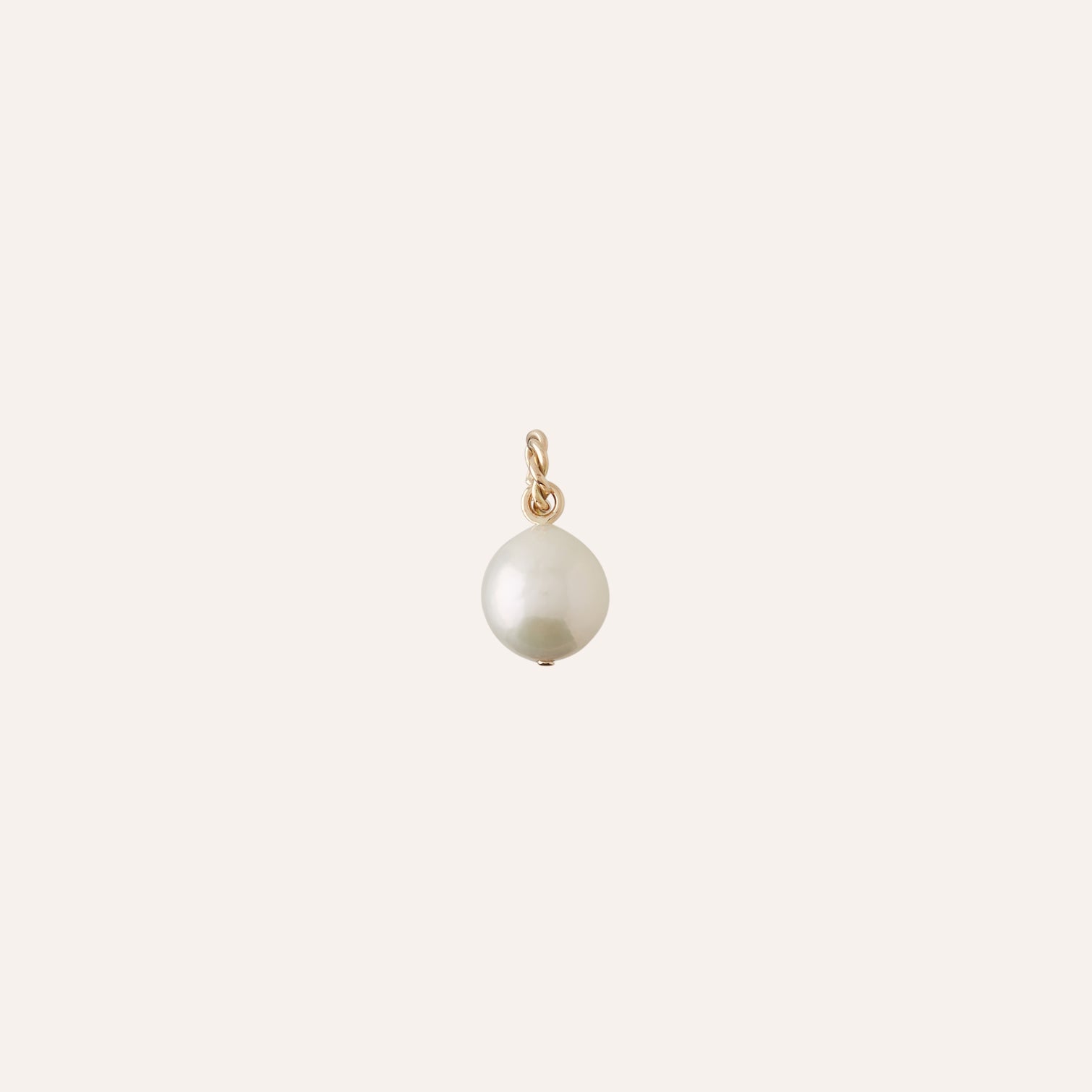 Freshwater Round Baroque Pearl Charm