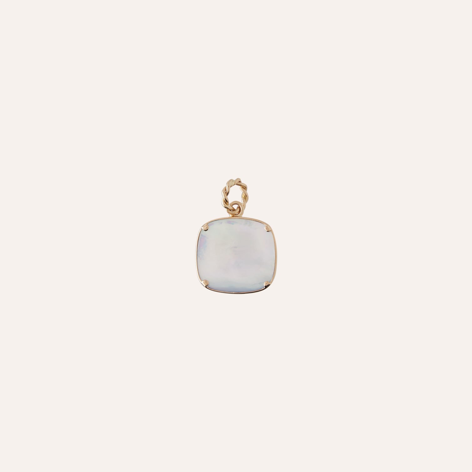 14K Winged Guardian Royal Blue Chiara Glass Charm