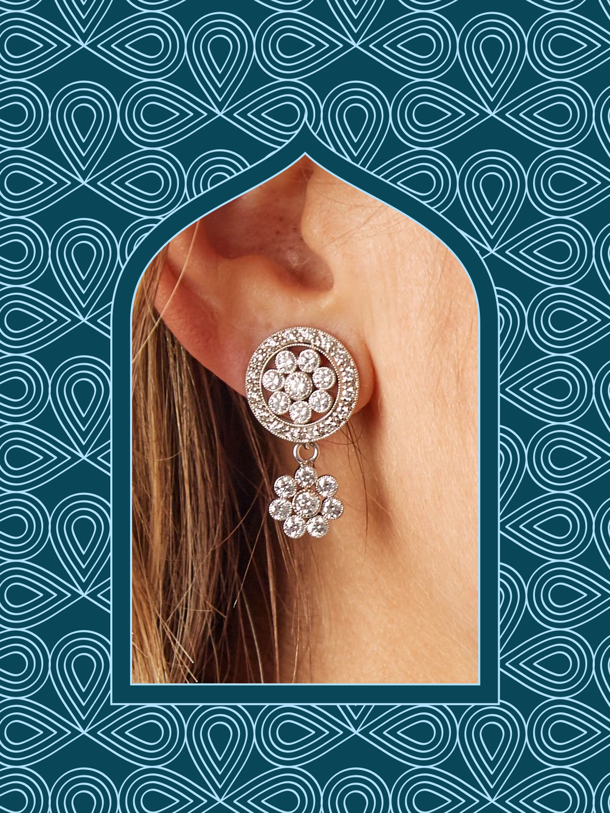 Radiant elegance 2025 drop earrings