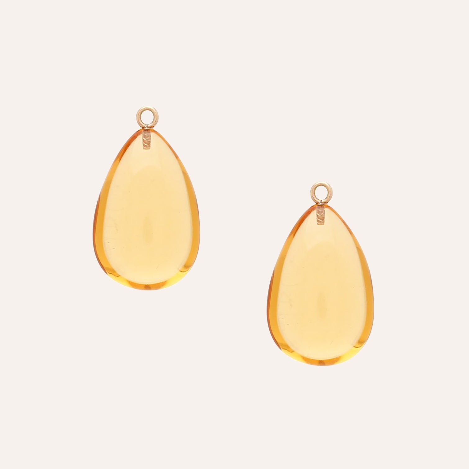 Helen Citrine Teardrop Earring Drops