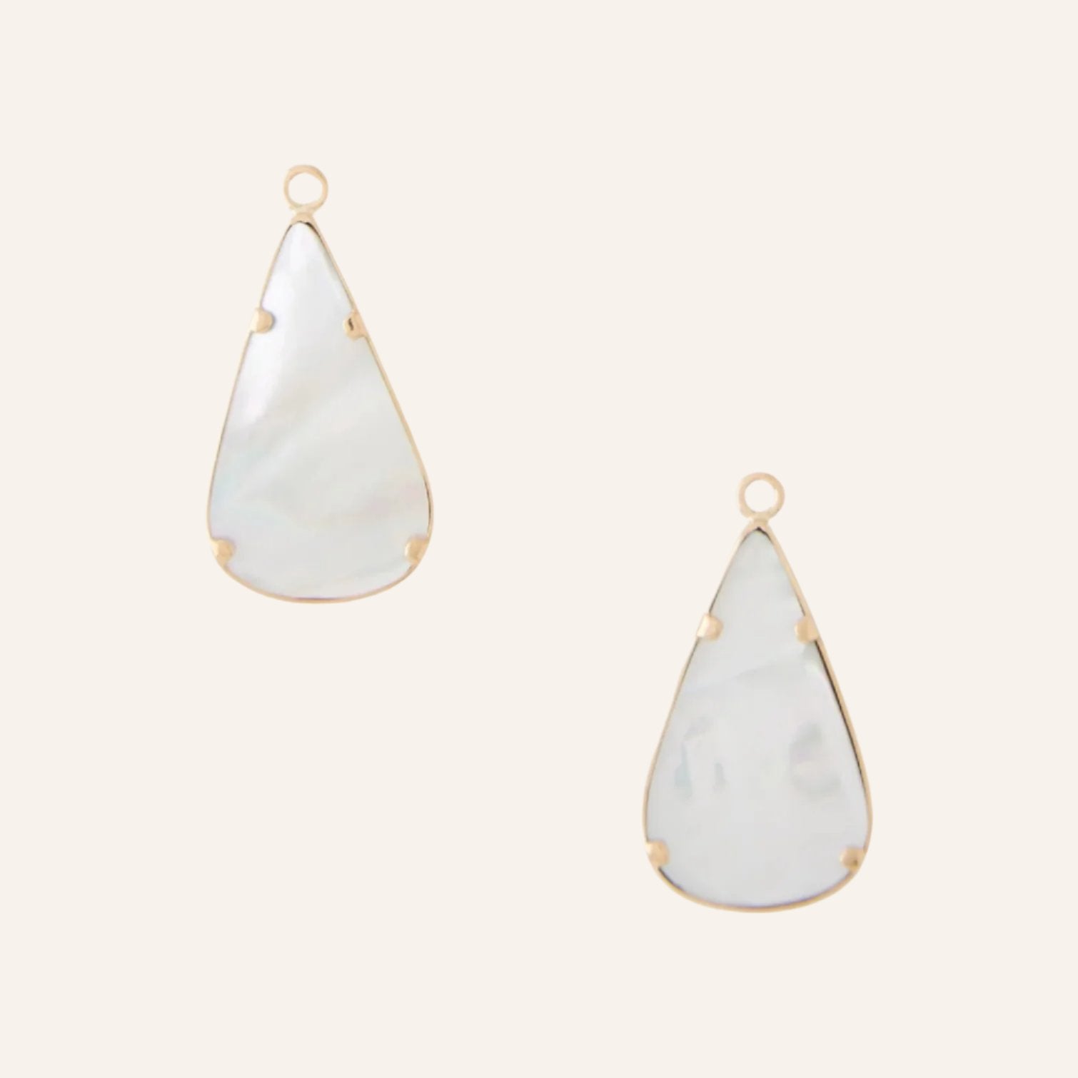 Gem Silica Teardrop Earring Drops