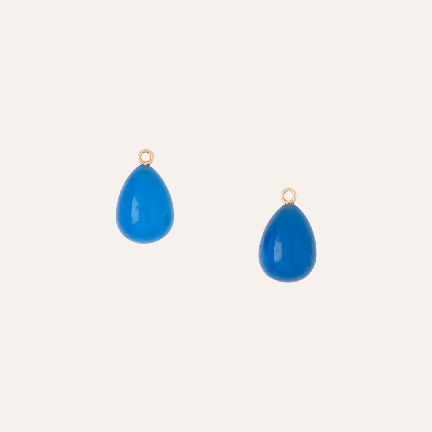 Blue Agate Earring Drops