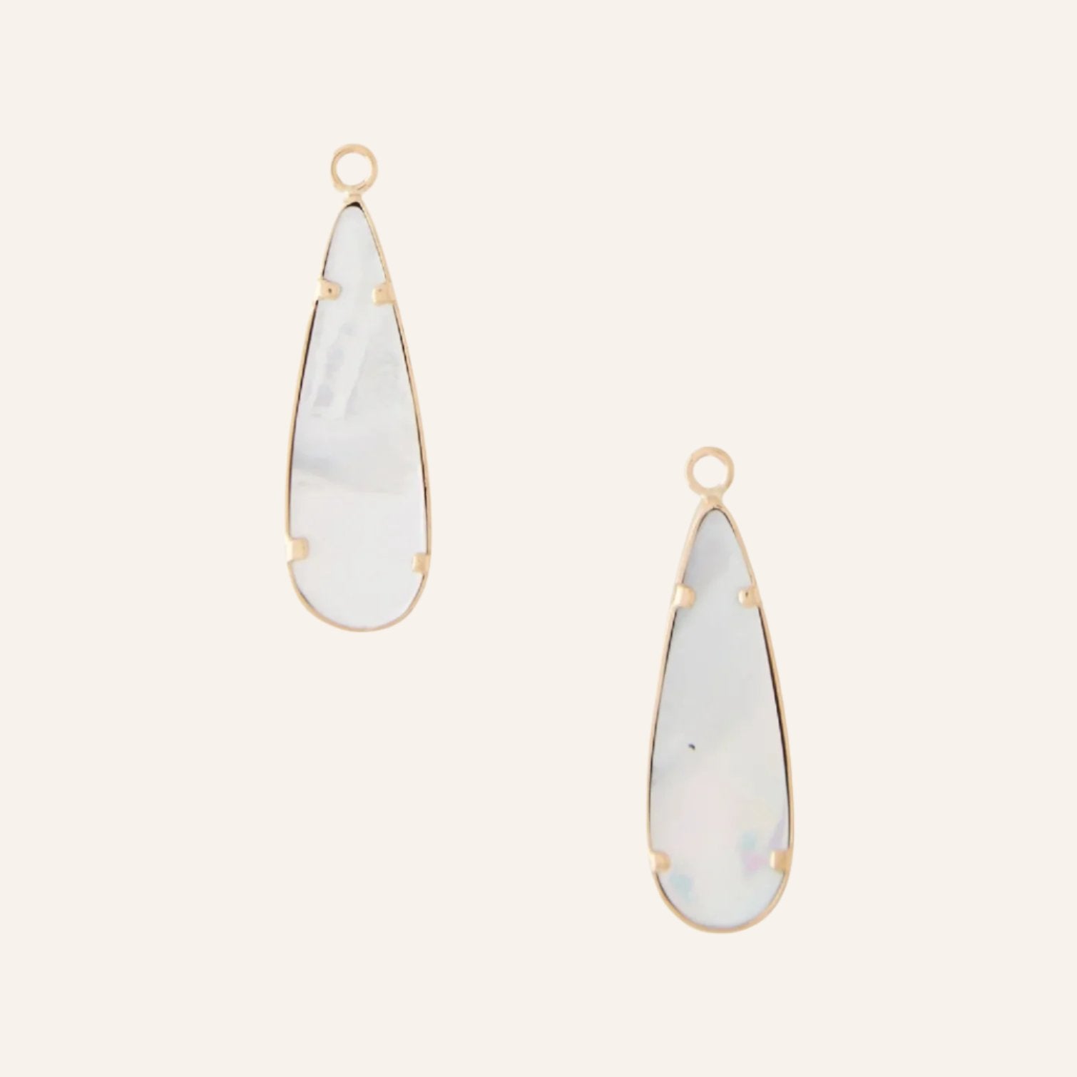 Copper Plum Agate Elongated Teardrop Earring Drops