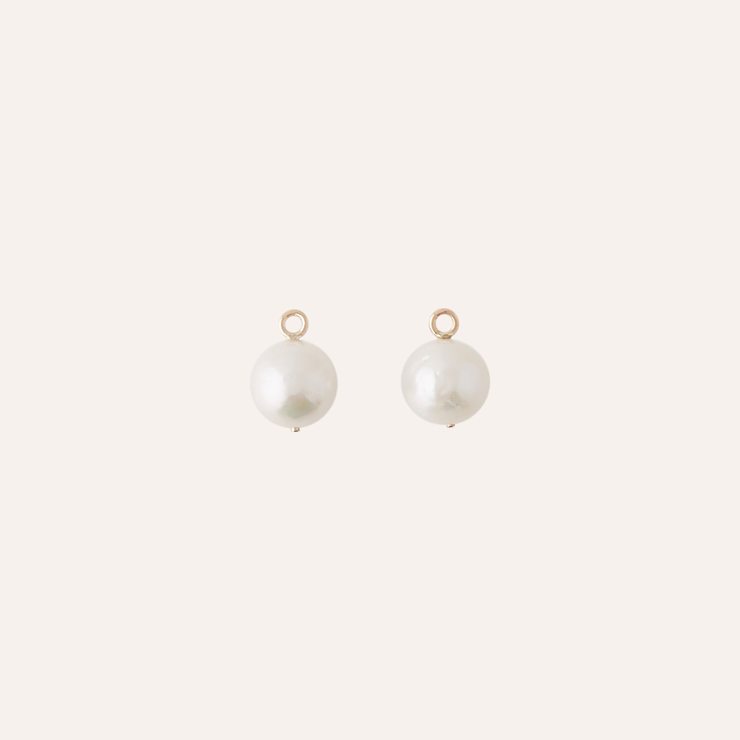 14K Freshwater Potato Pearl 10mm Earring Drops