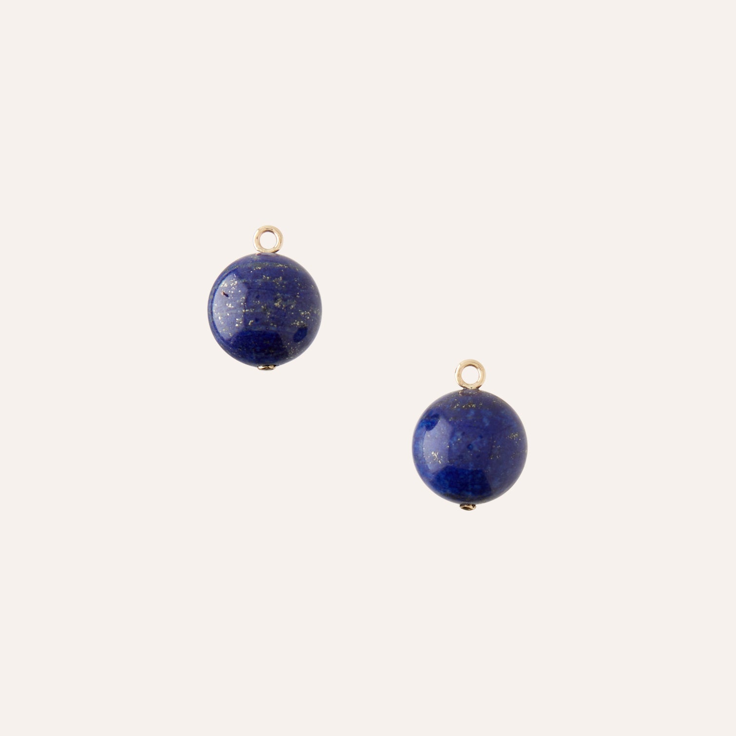 14K Blue Lapis 14mm Drops