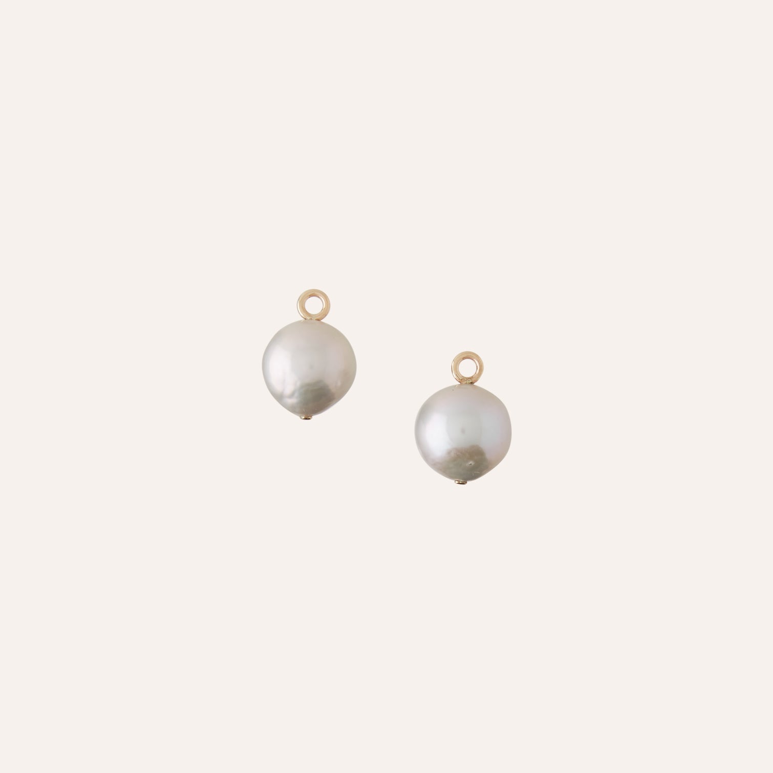 Freshwater Grey Baroque Pearl Drops