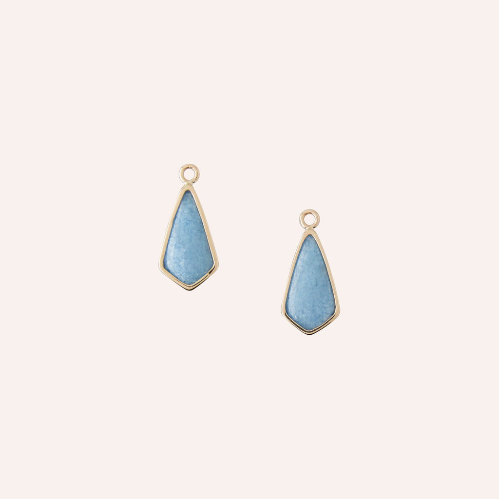 14K Blue Violane Prism Drops