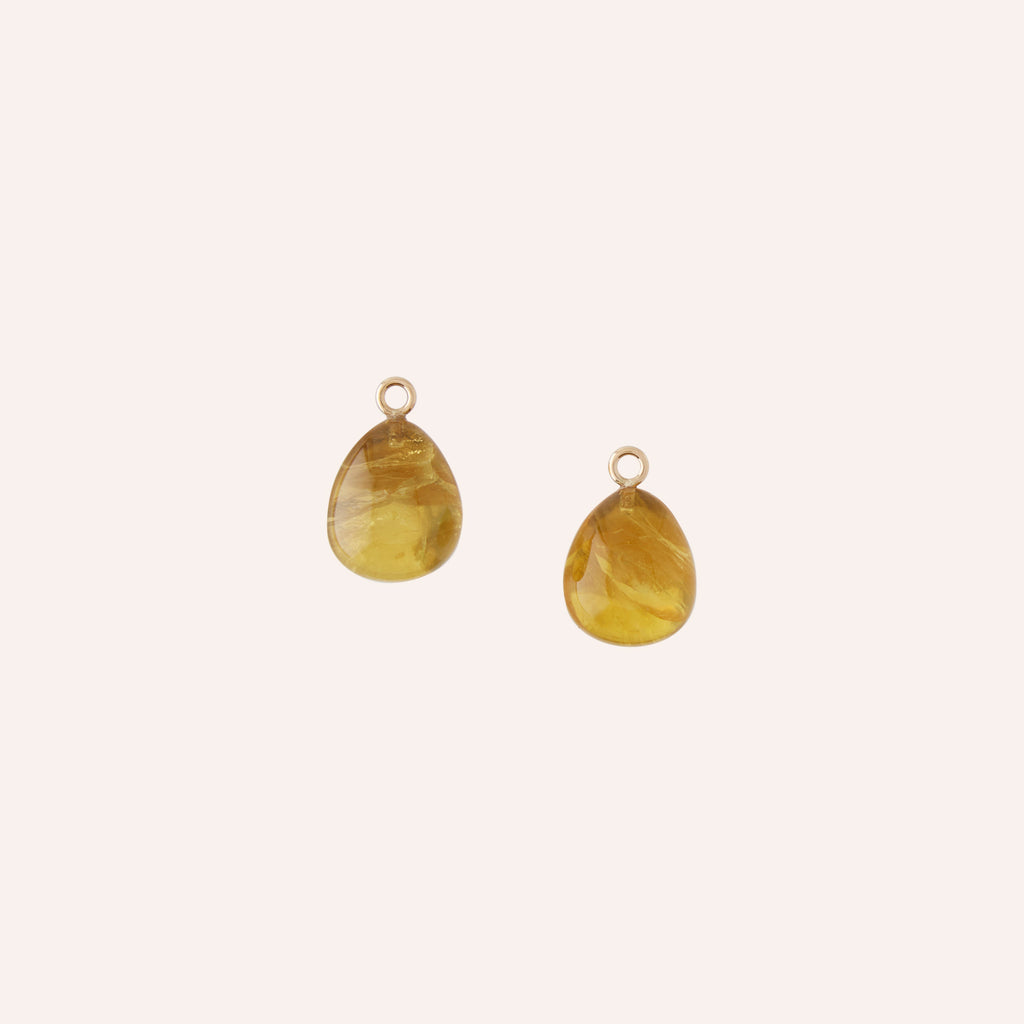 Yellow Fluorite Drops