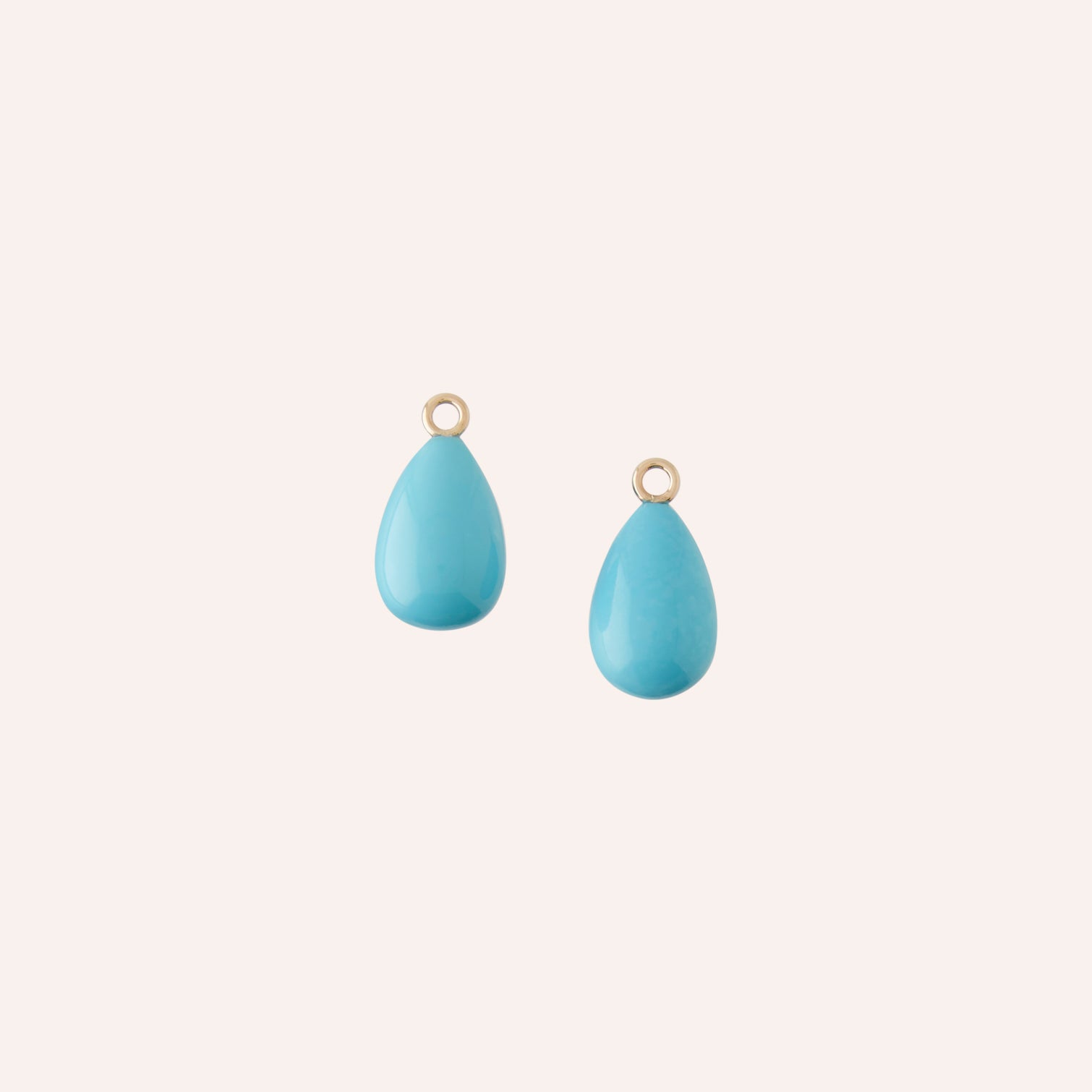 14K Sleeping Beauty Turquoise Drops