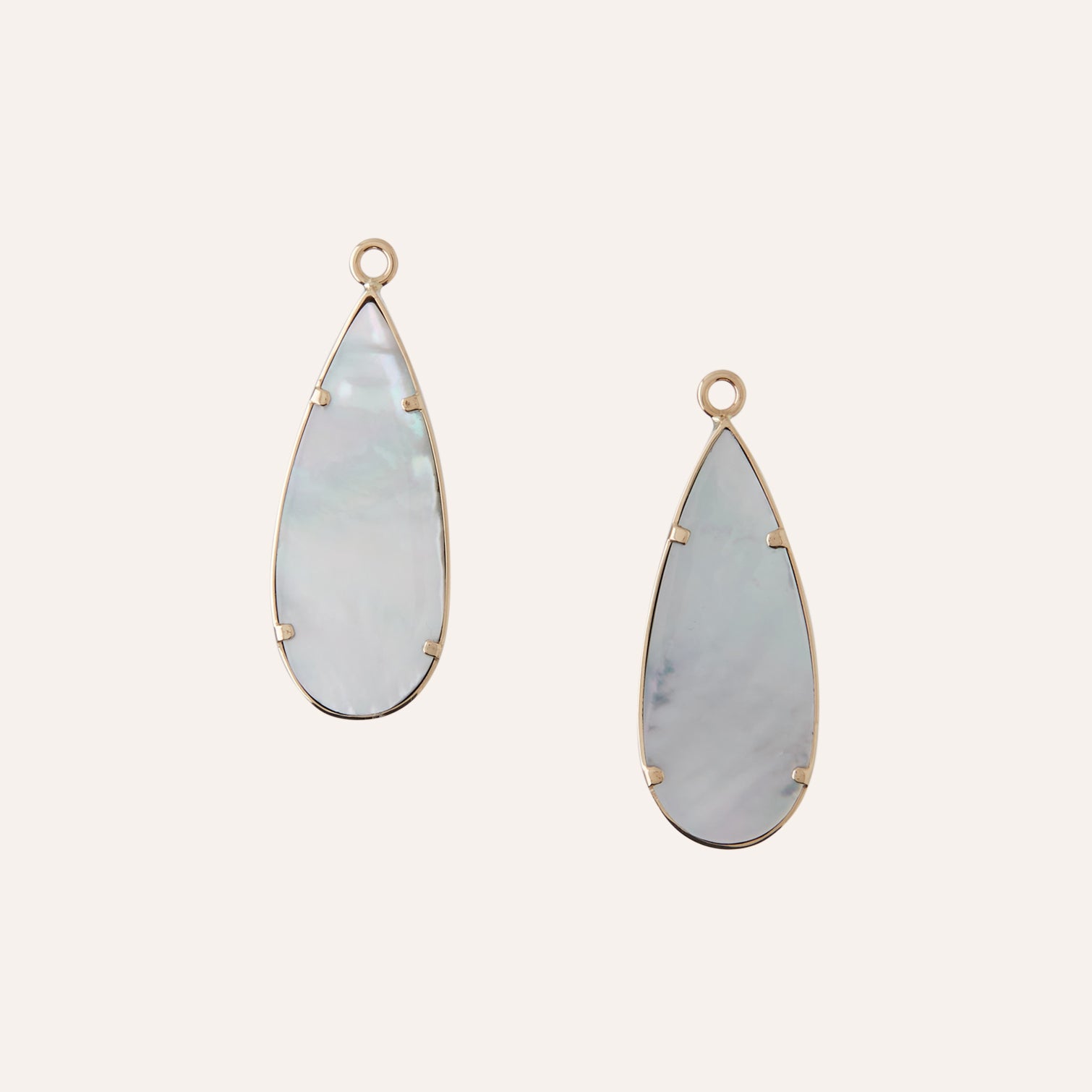 14K Malageno Jasper Long Teardrop Drops