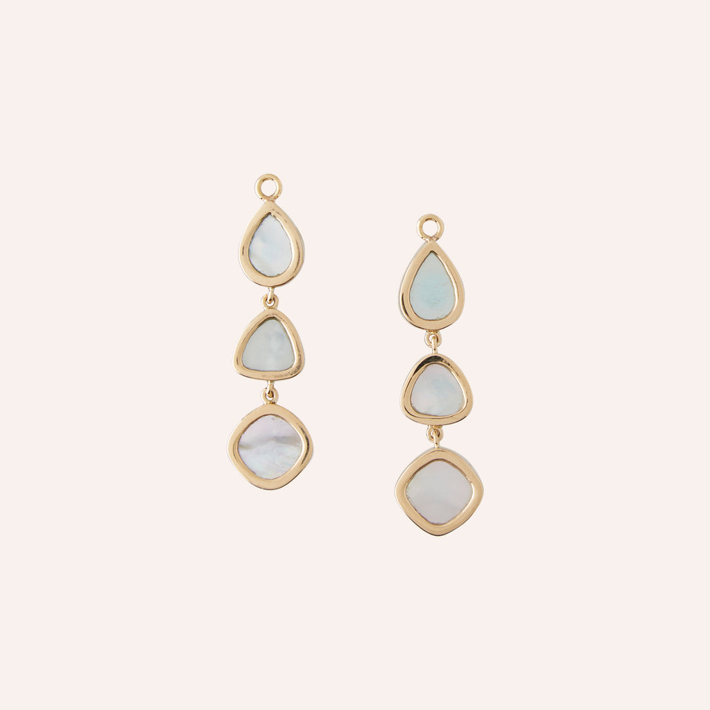 18K Multicolor Tourmaline Trinity Drops