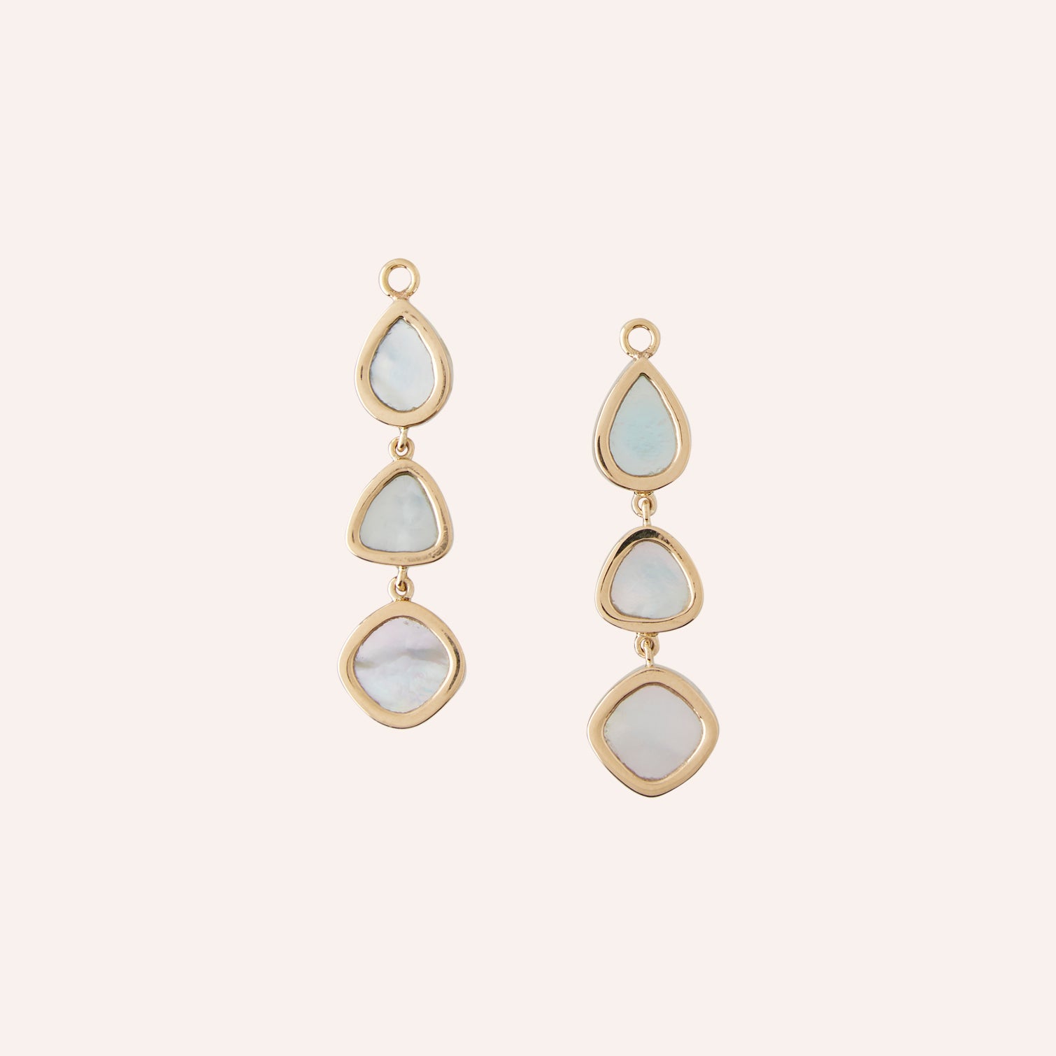 18K Multicolor Tourmaline Trinity Drops
