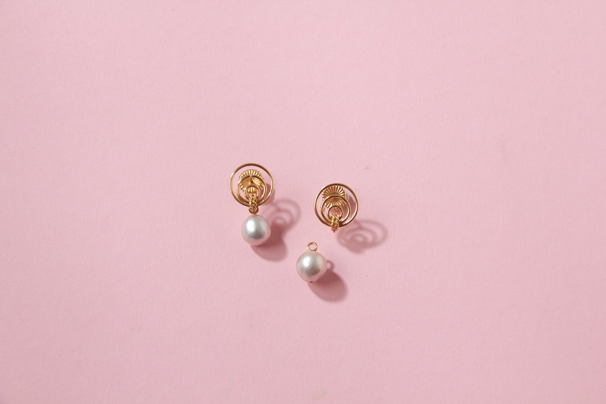 Freshwater Grey Baroque Pearl Drops