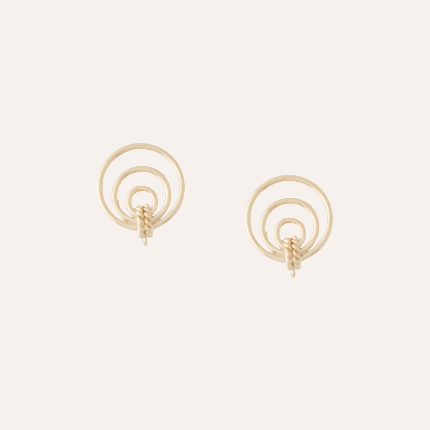 14K Orbit Earrings