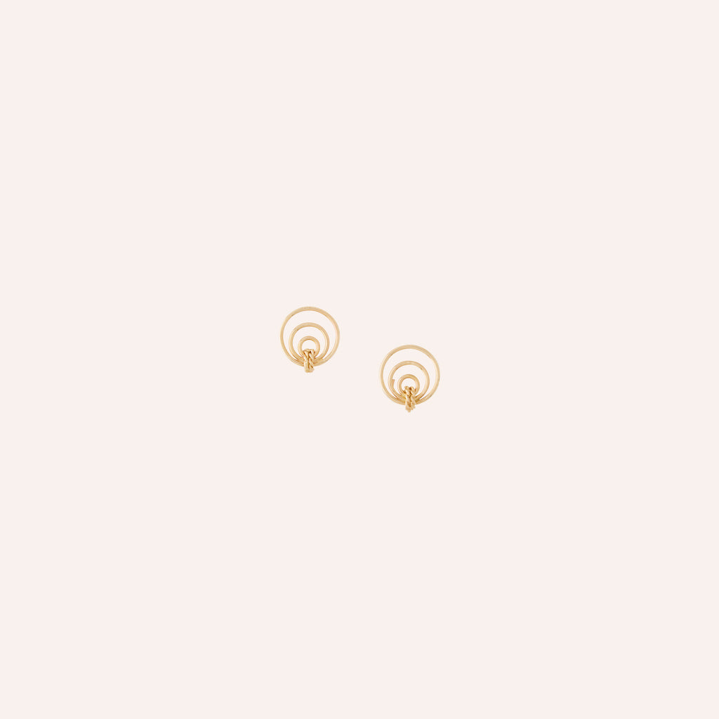 14K Orbit Earrings