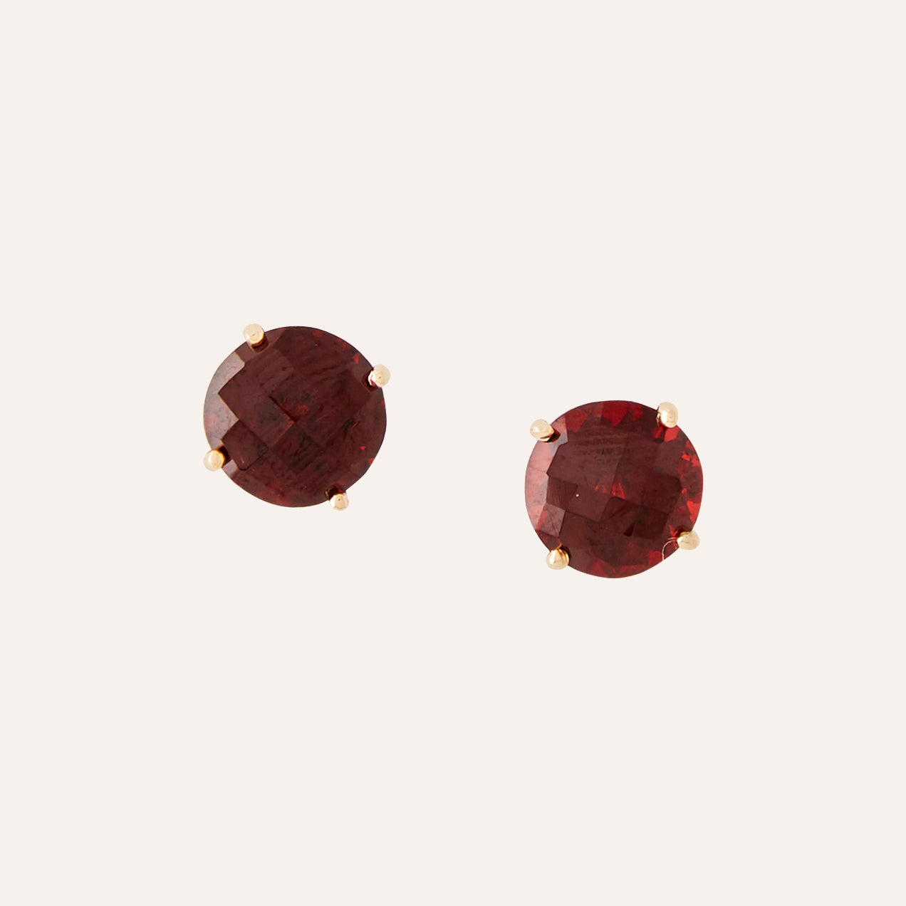 Lumiere Red Garnet Earrings