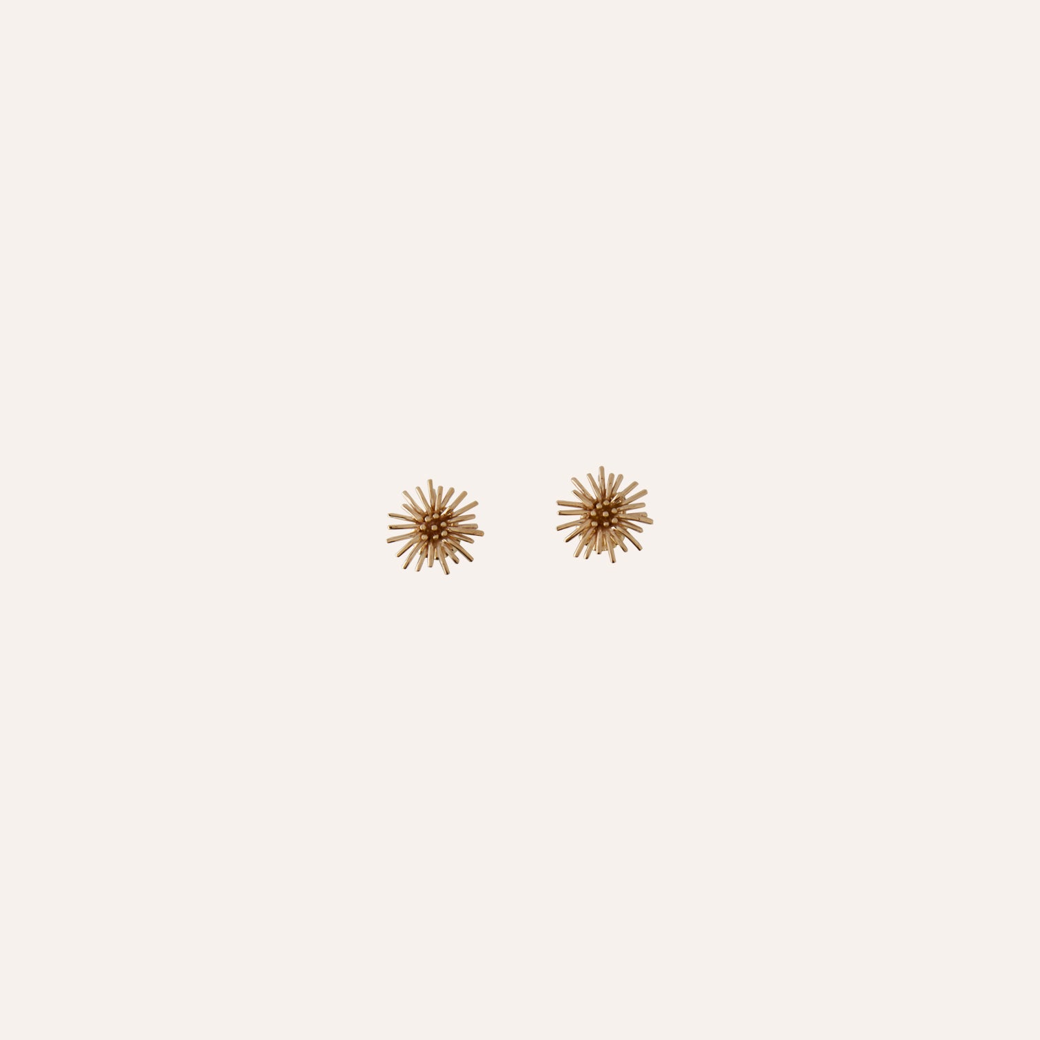 14K Small Burst Earring