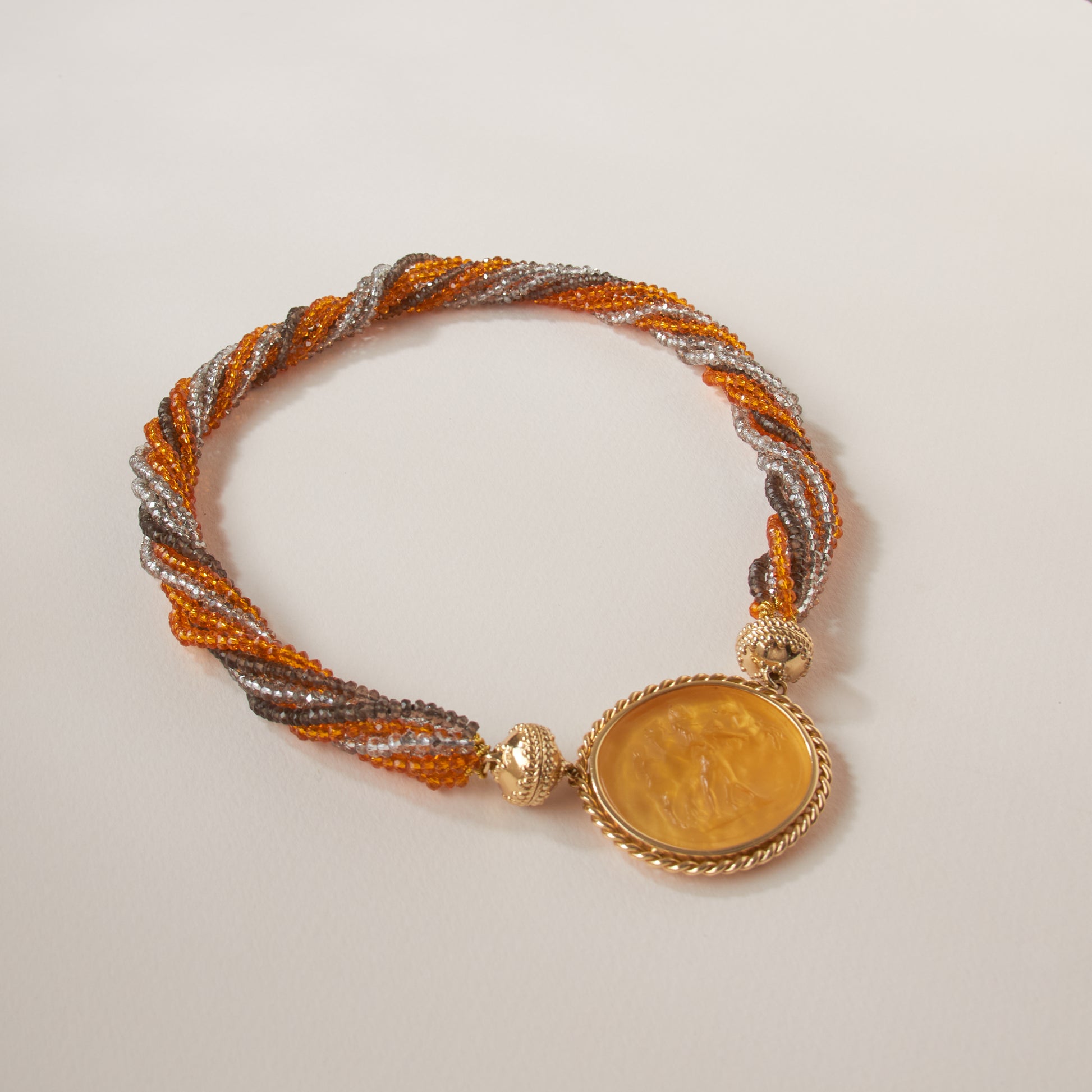 Sunset Haze Multi-Strand Necklace