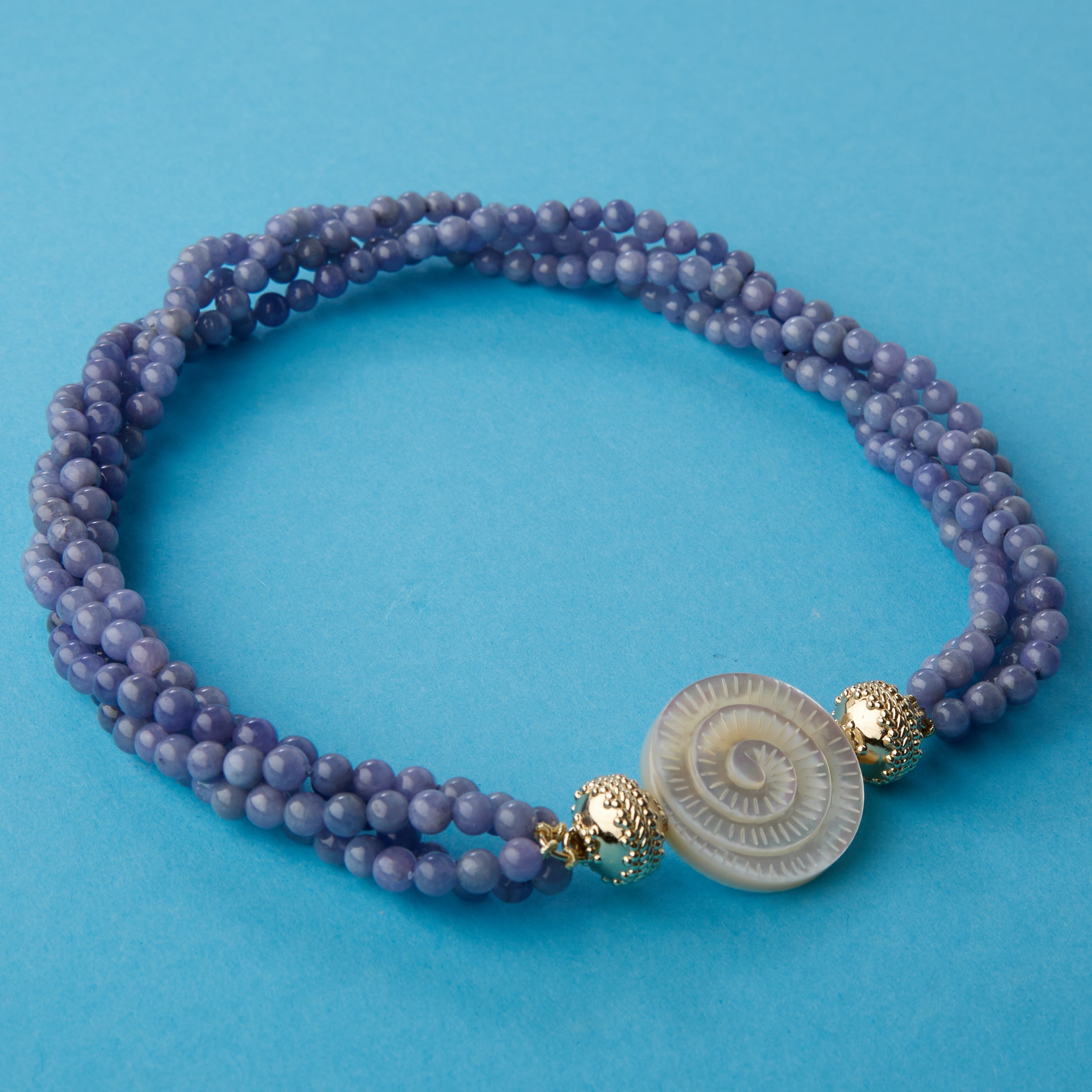 Victoire 4mm Tanzanite Multi-Strand Necklace