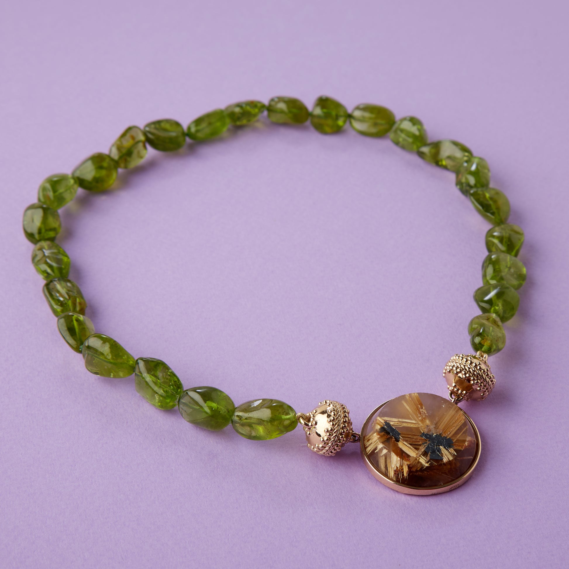 Helen Peridot Necklace
