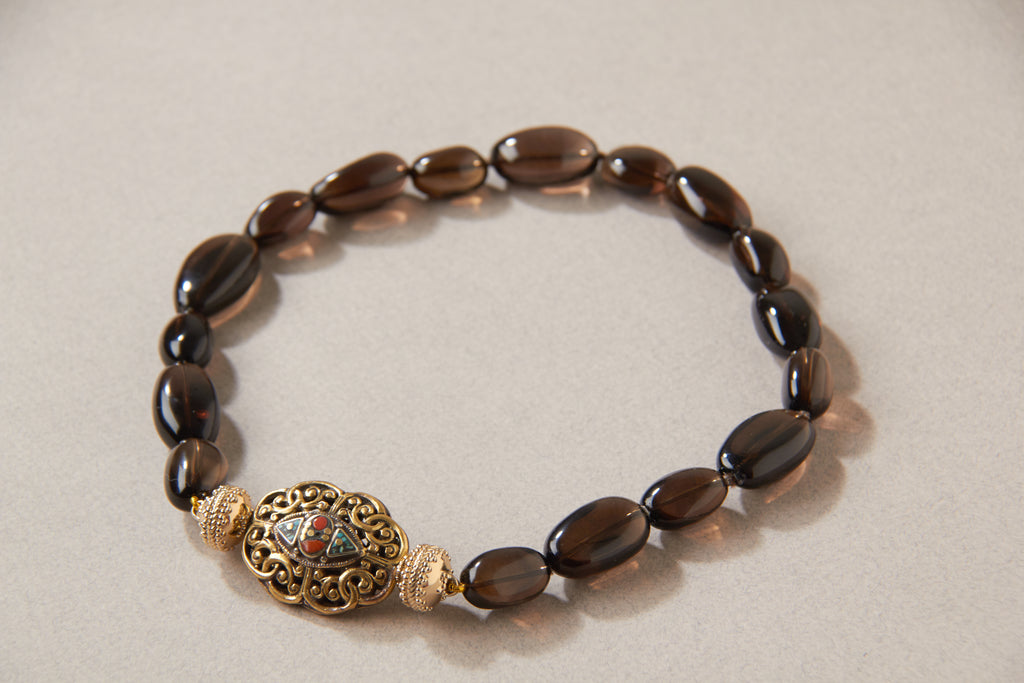 Helen Smoky Quartz Necklace