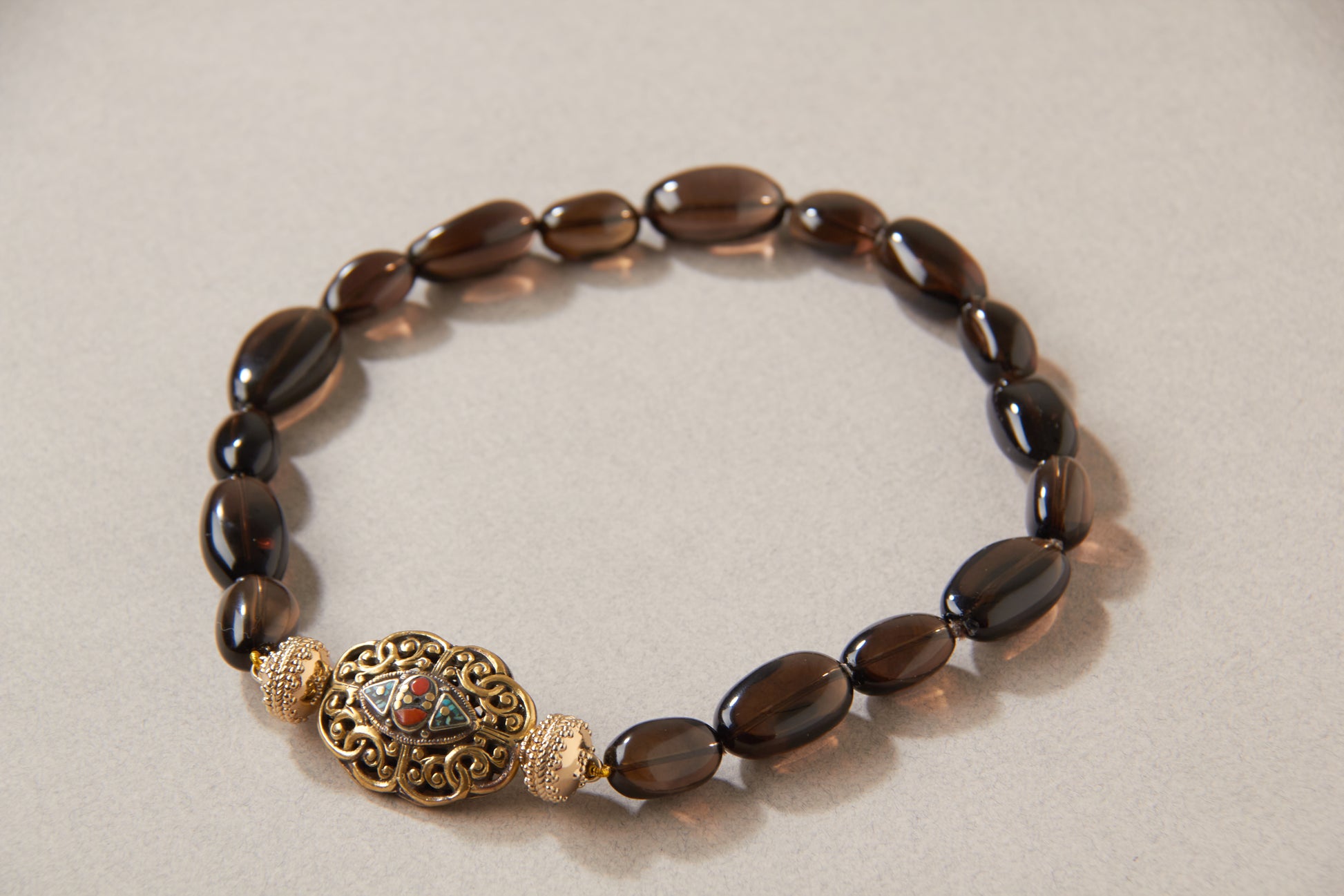 Helen Smoky Quartz Necklace