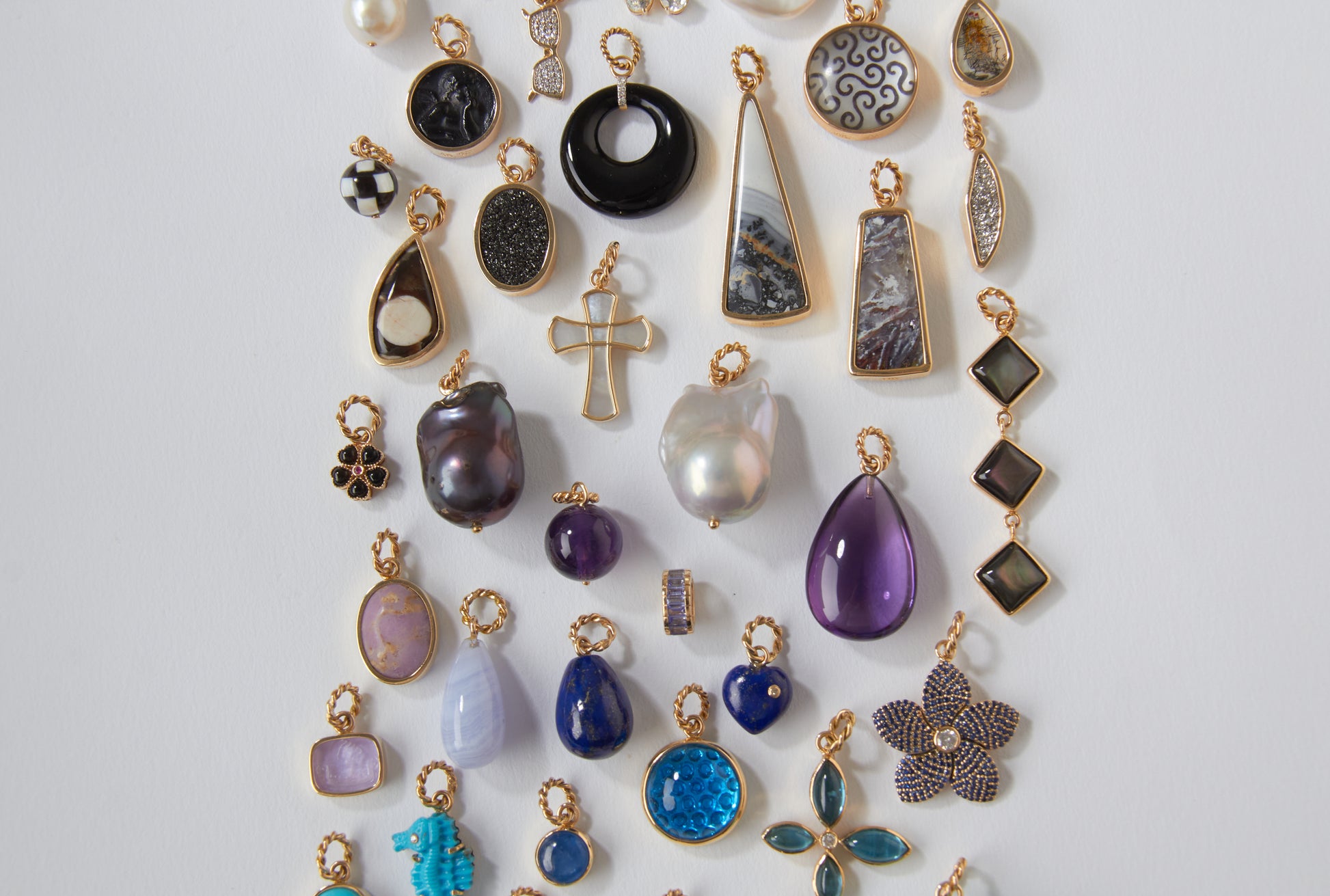 Helen Amethyst Teardrop Charm