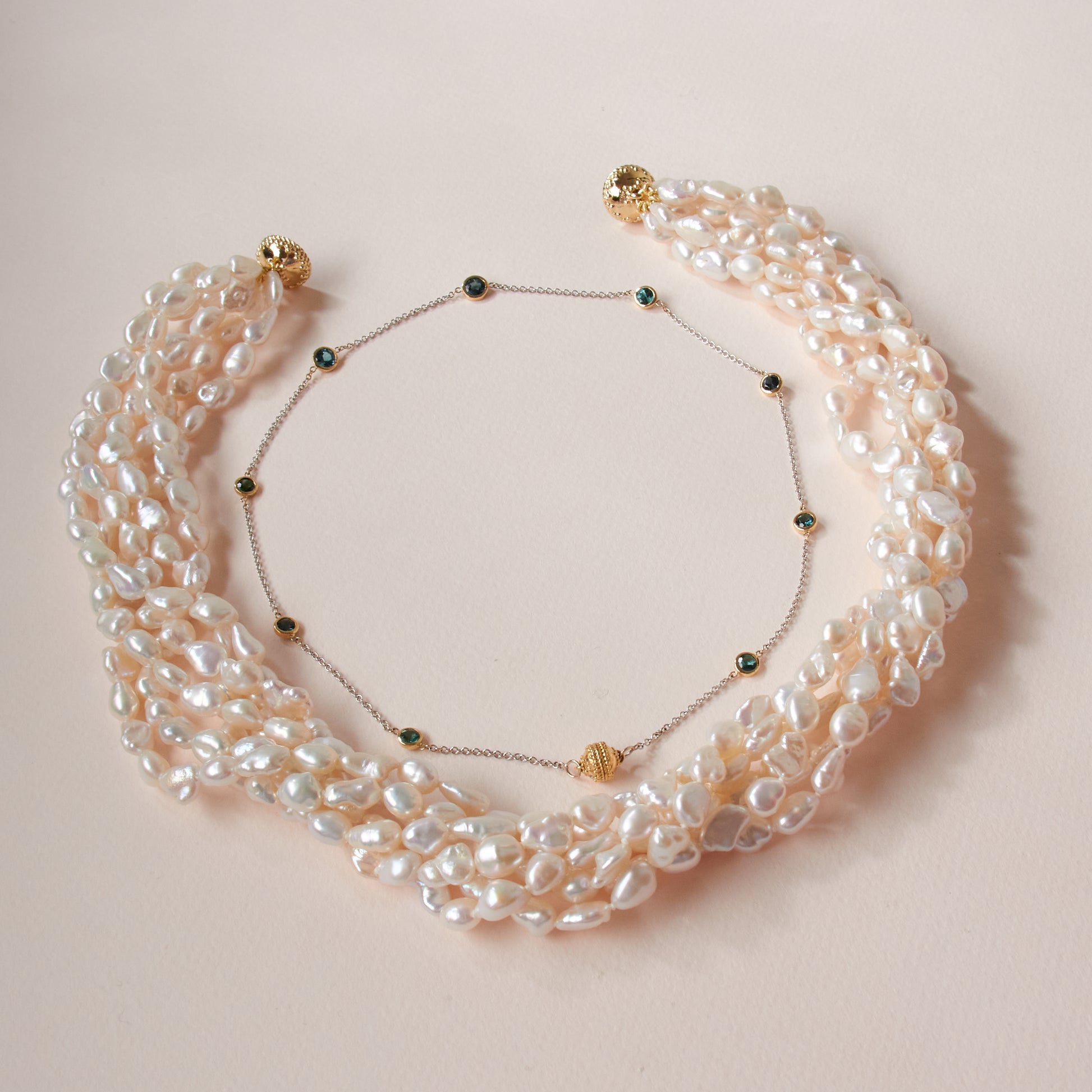 18K Micro Celestial Tourmaline Necklace