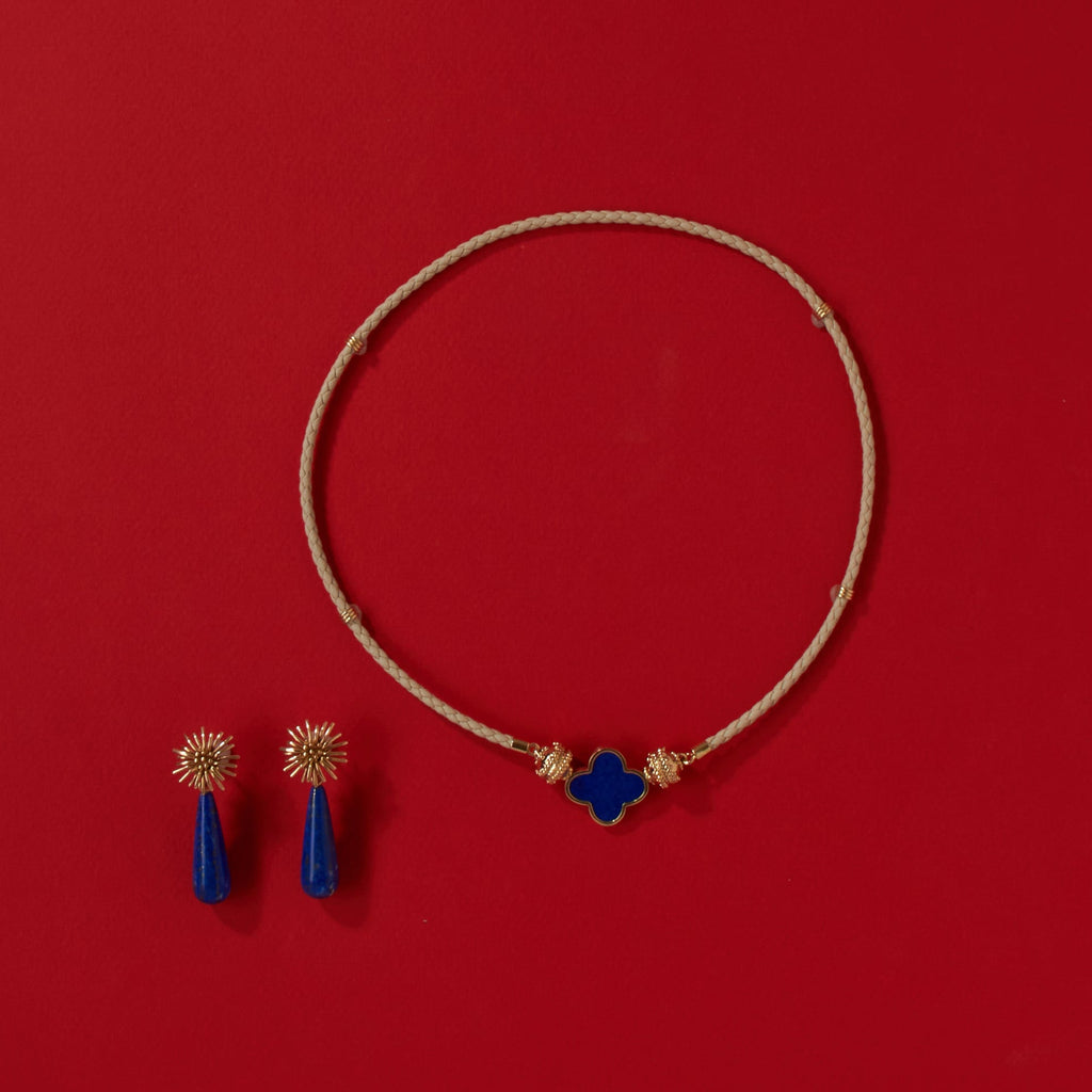 14K Small Burst Earring