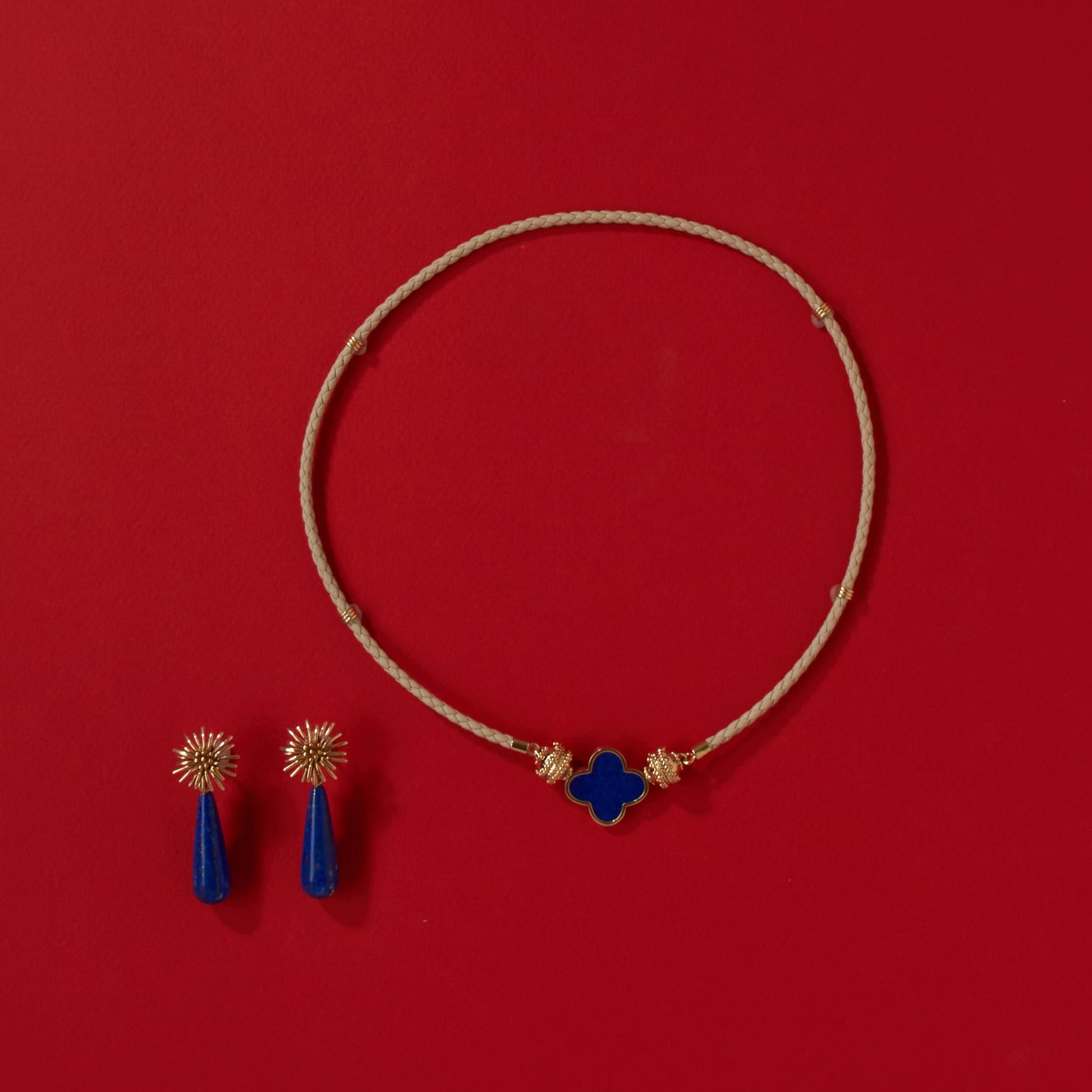14K Small Burst Earring