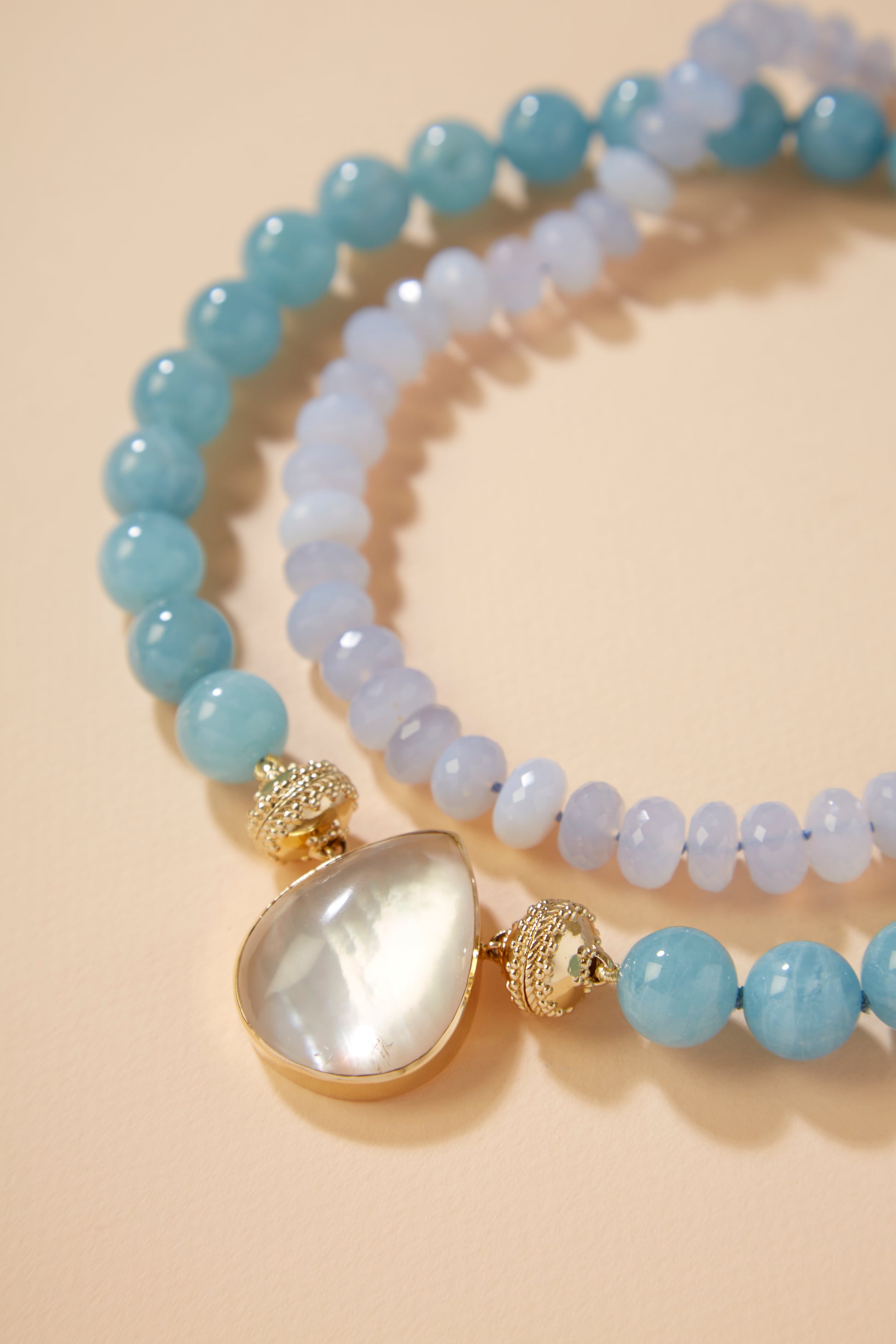 Nancy Chalcedony Necklace