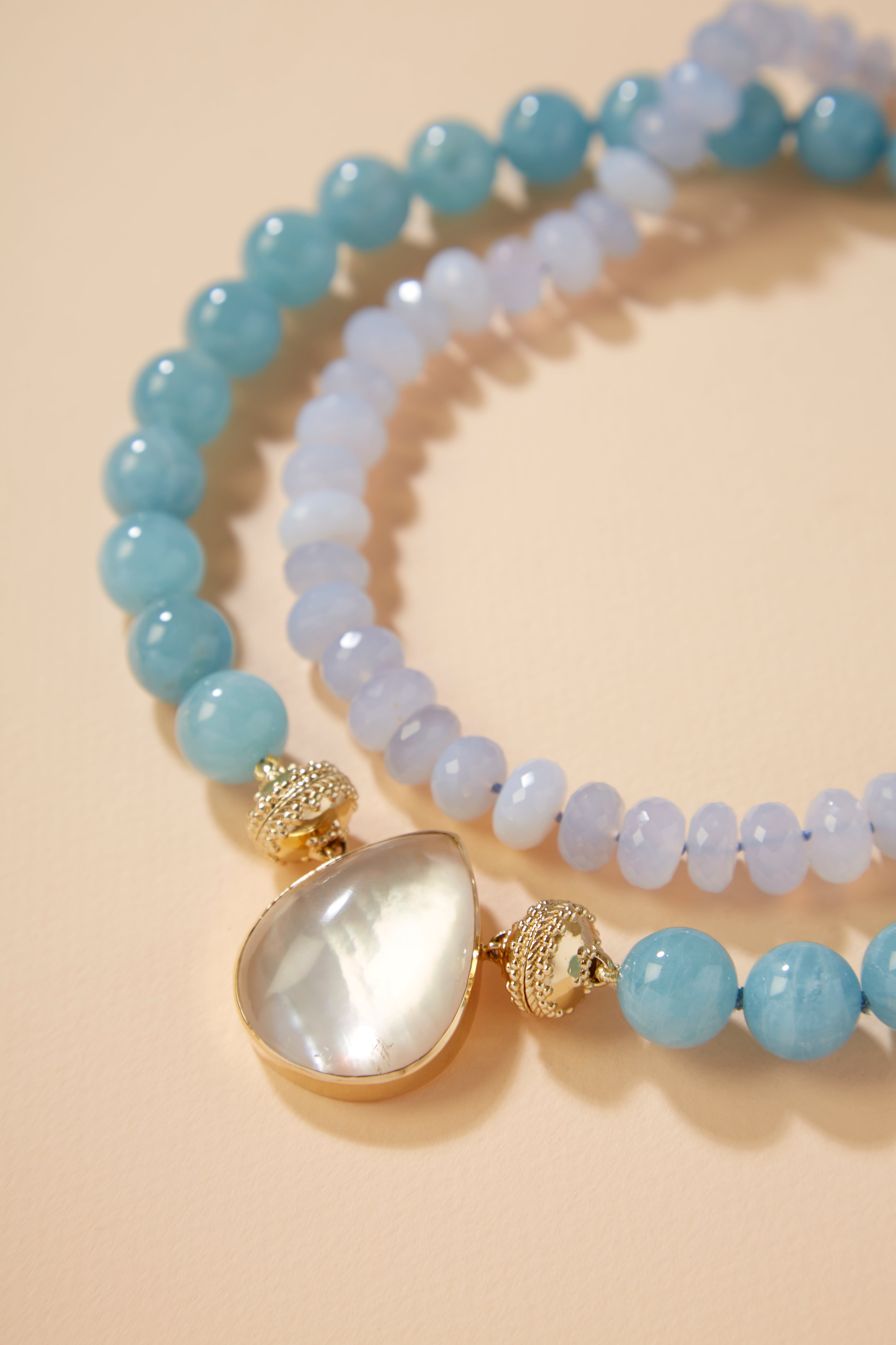 Nancy Chalcedony Necklace