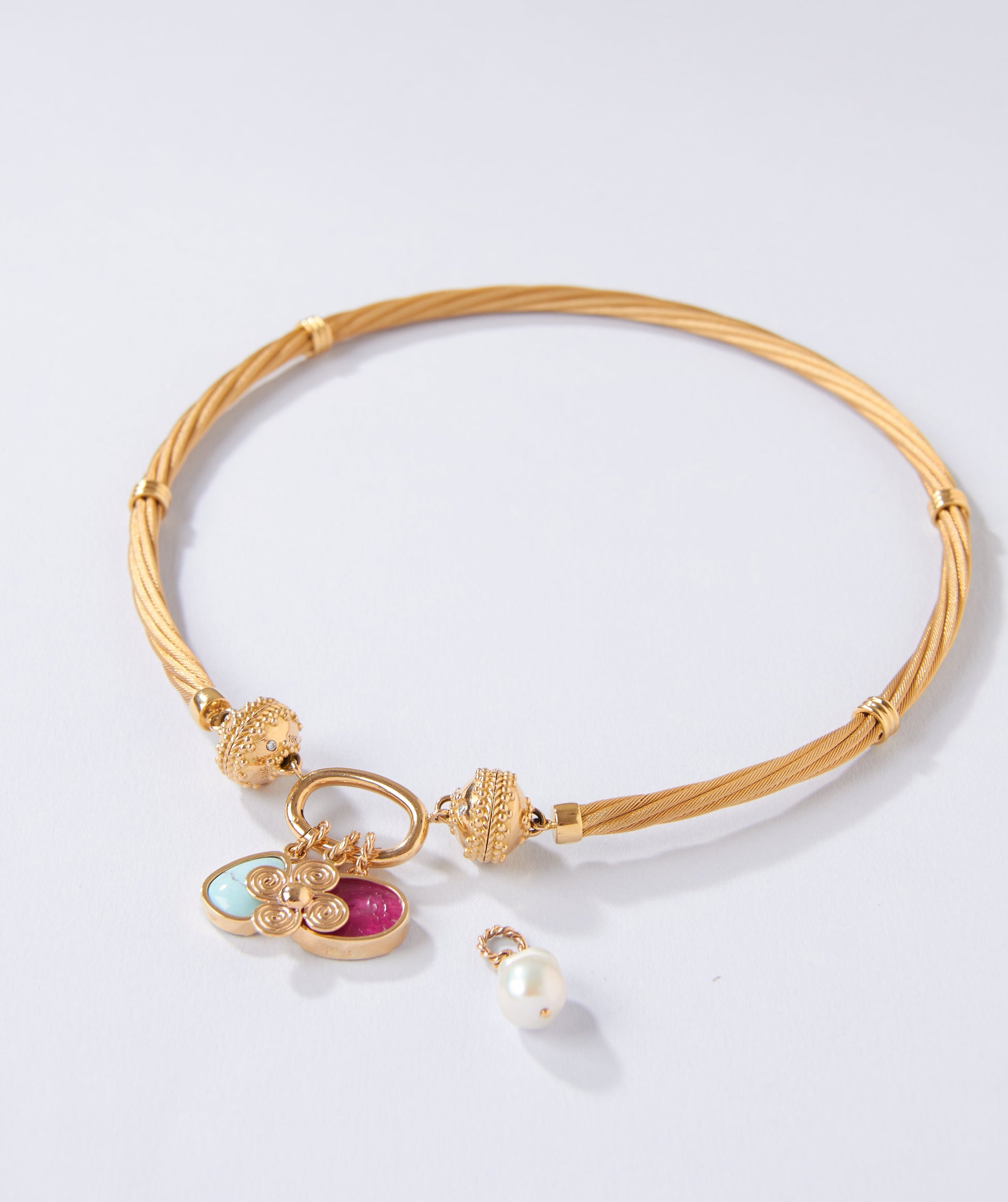 18K ClaraCharm™ Gold Oval Centerpiece