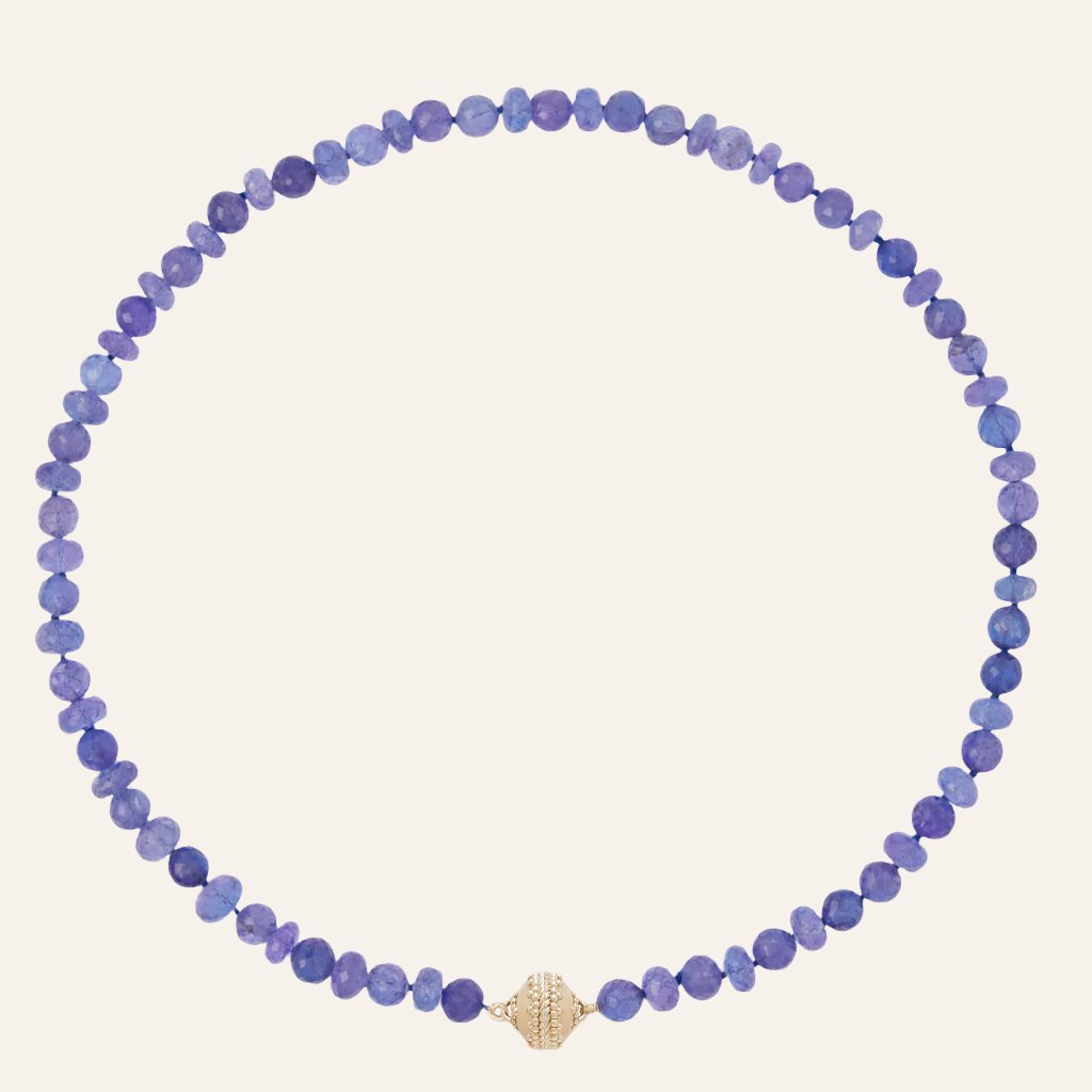 Nancy Faceted Tanzanite Mini Necklace