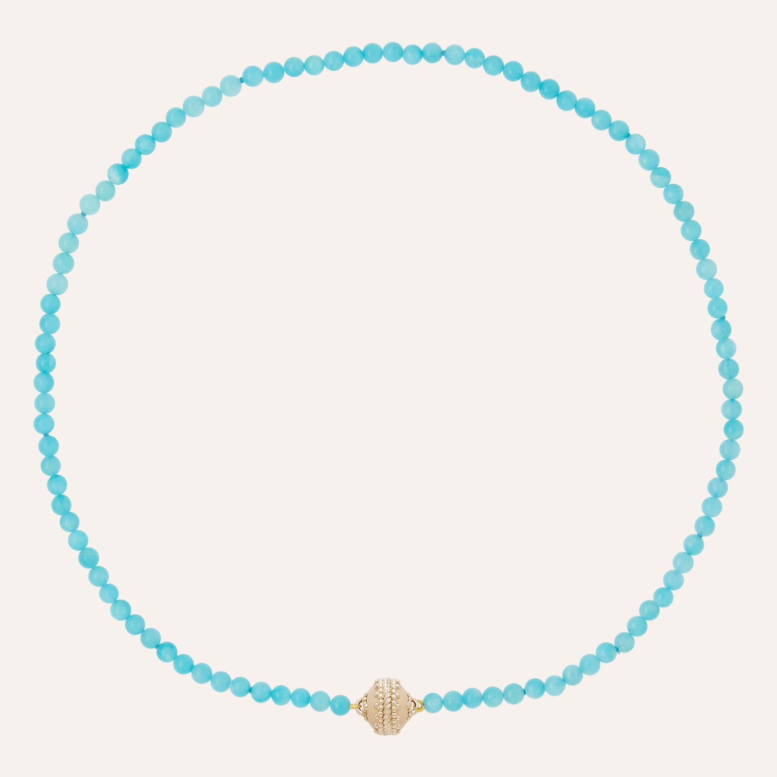 Victoire 4mm Amazonite Mini Necklace