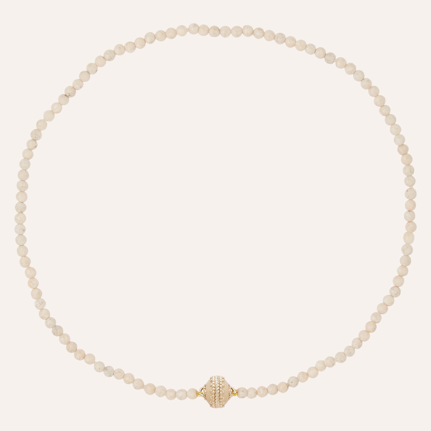 Victoire 4mm River Fossil Mini Necklace