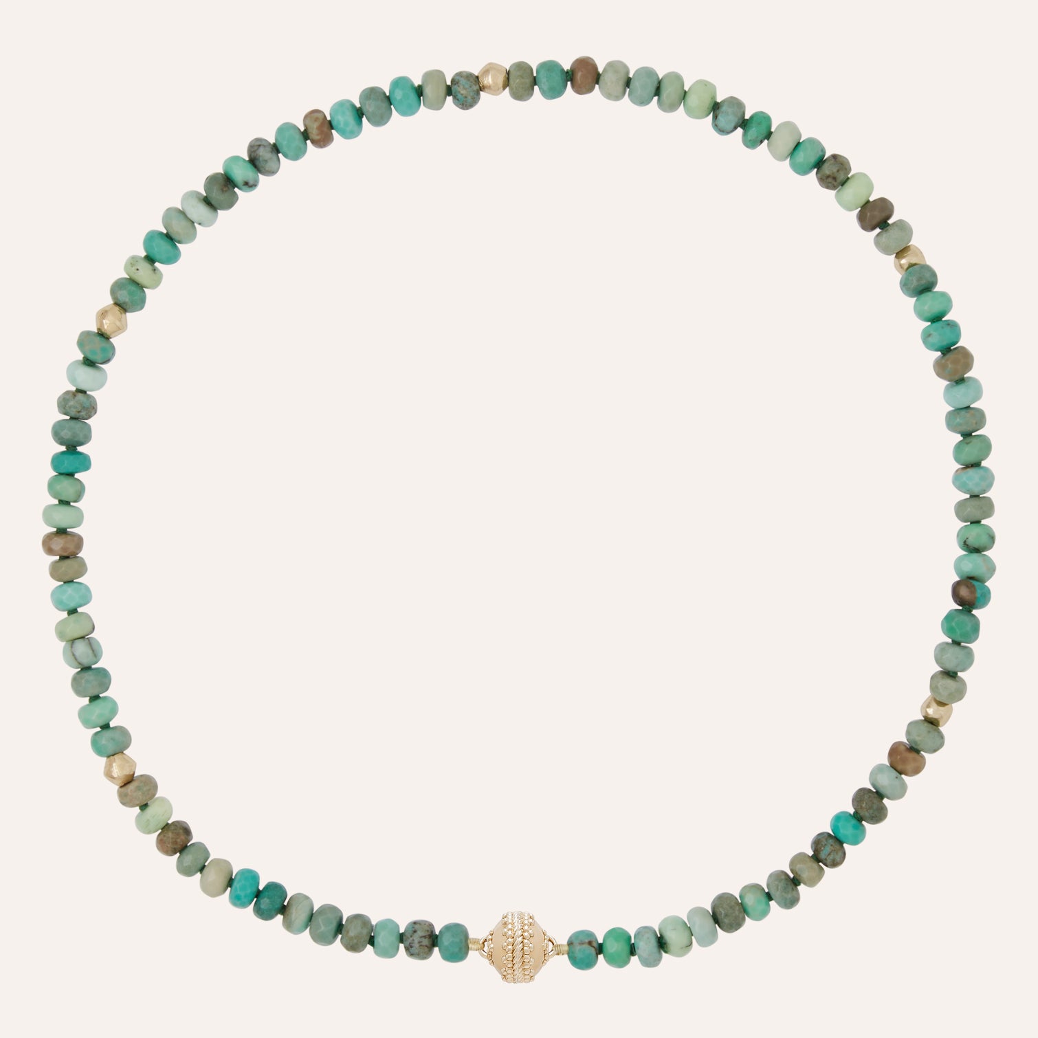 Peppercorn Chrysoprase Mini Necklace