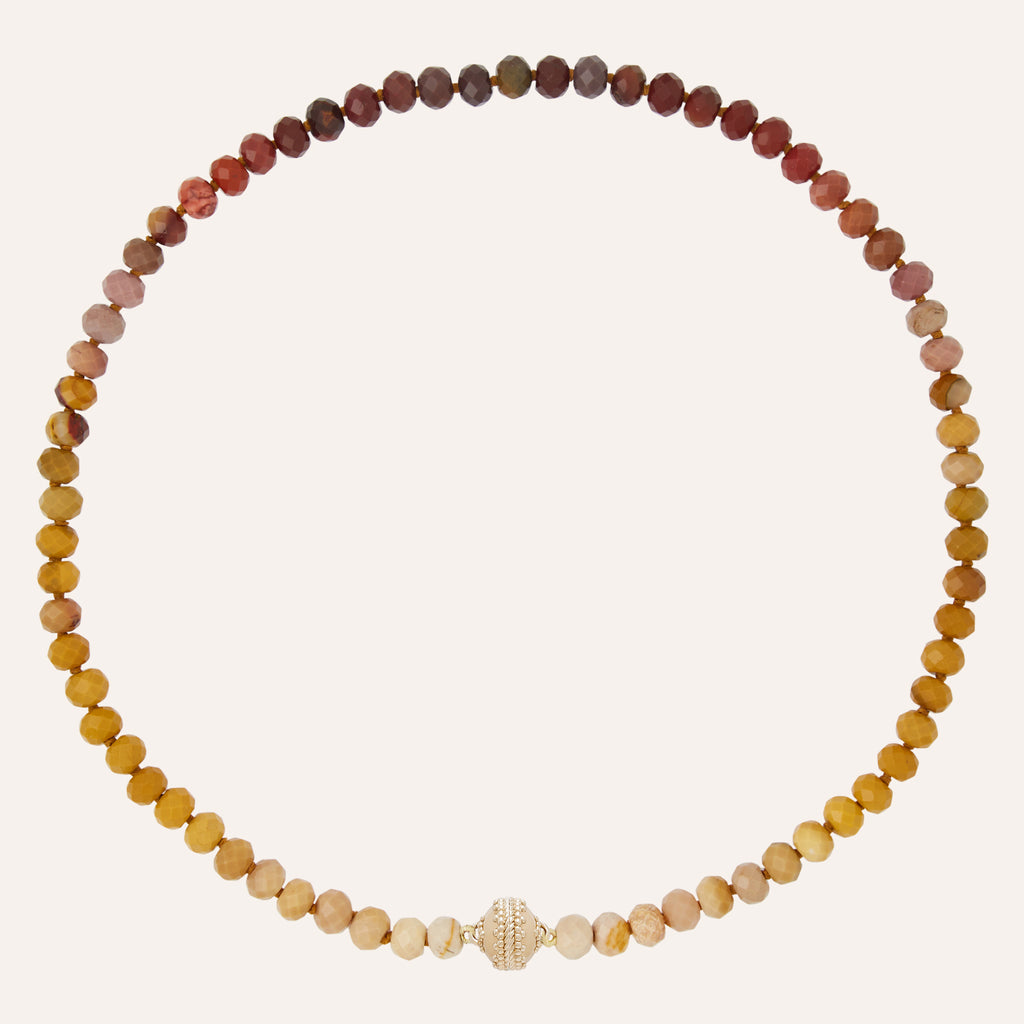 Nancy Ombre Mookaite Jasper Mini Necklace