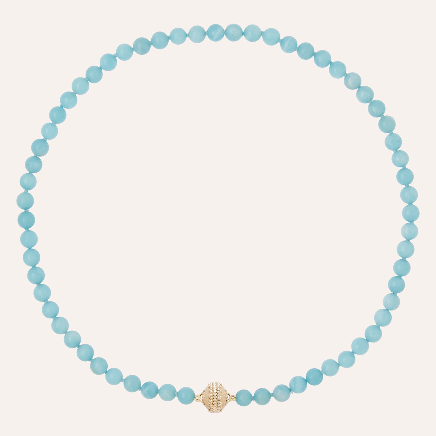 Victoire 6mm Amazonite Mini Necklace