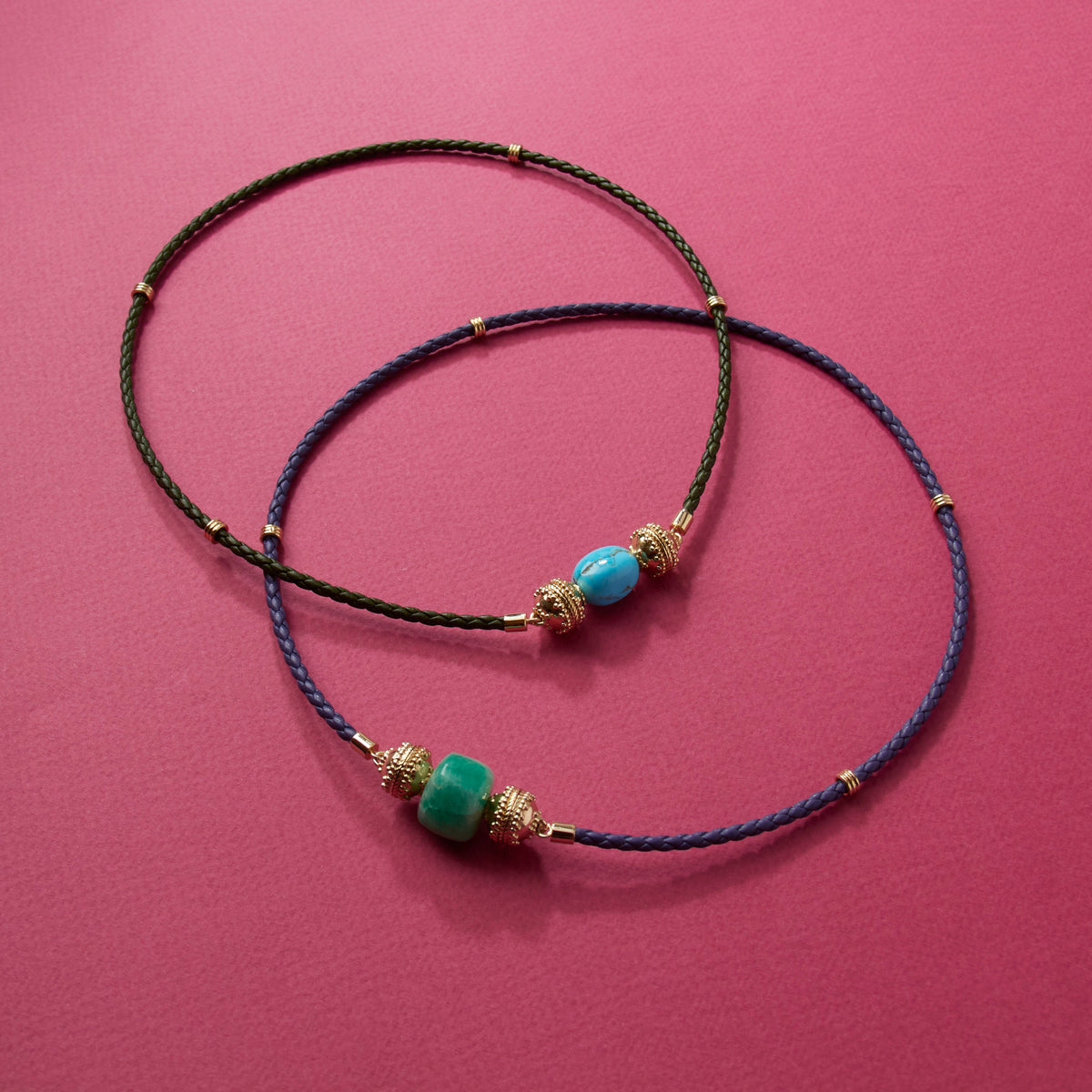 Small Tumbled Pebble Kingman Turquoise Mini Centerpiece