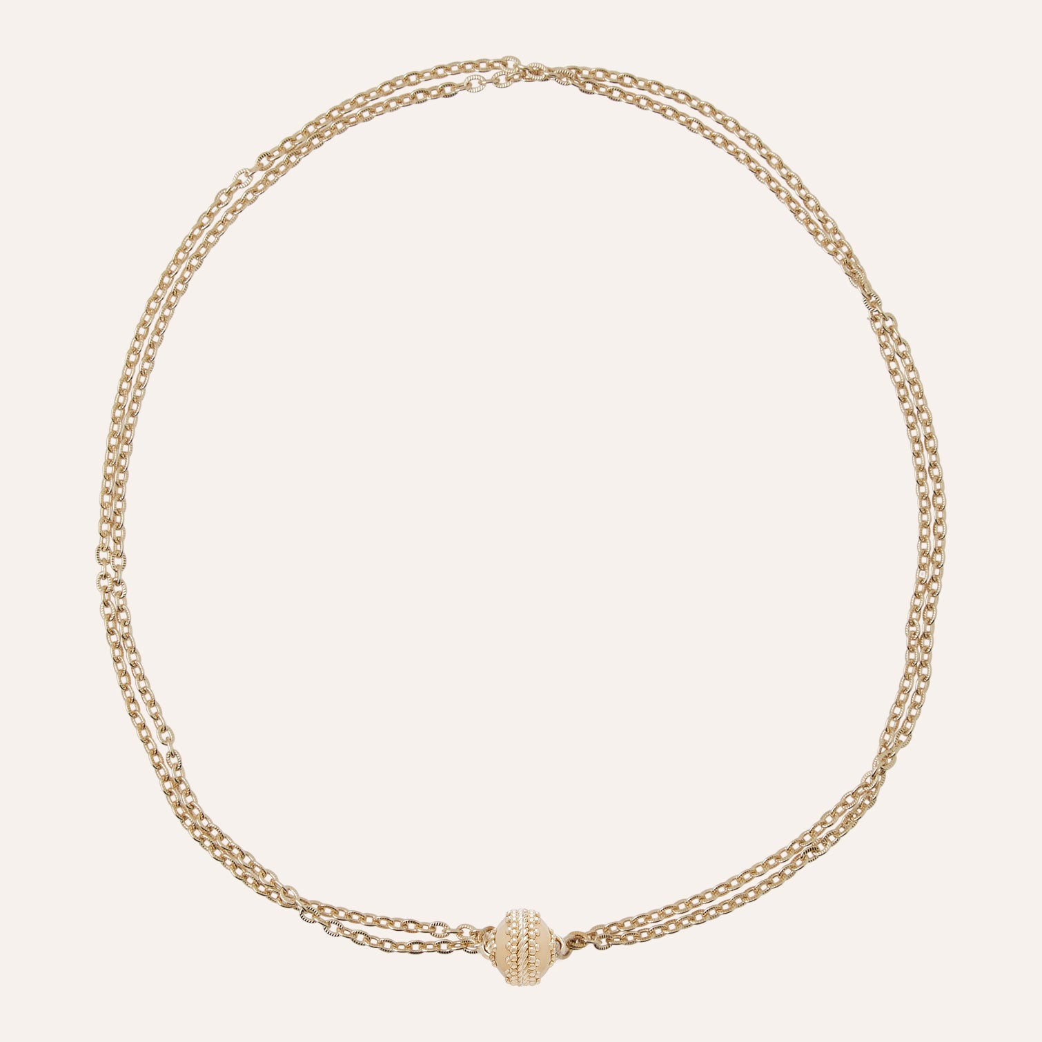 Belden Gold Double Strand Mini Necklace