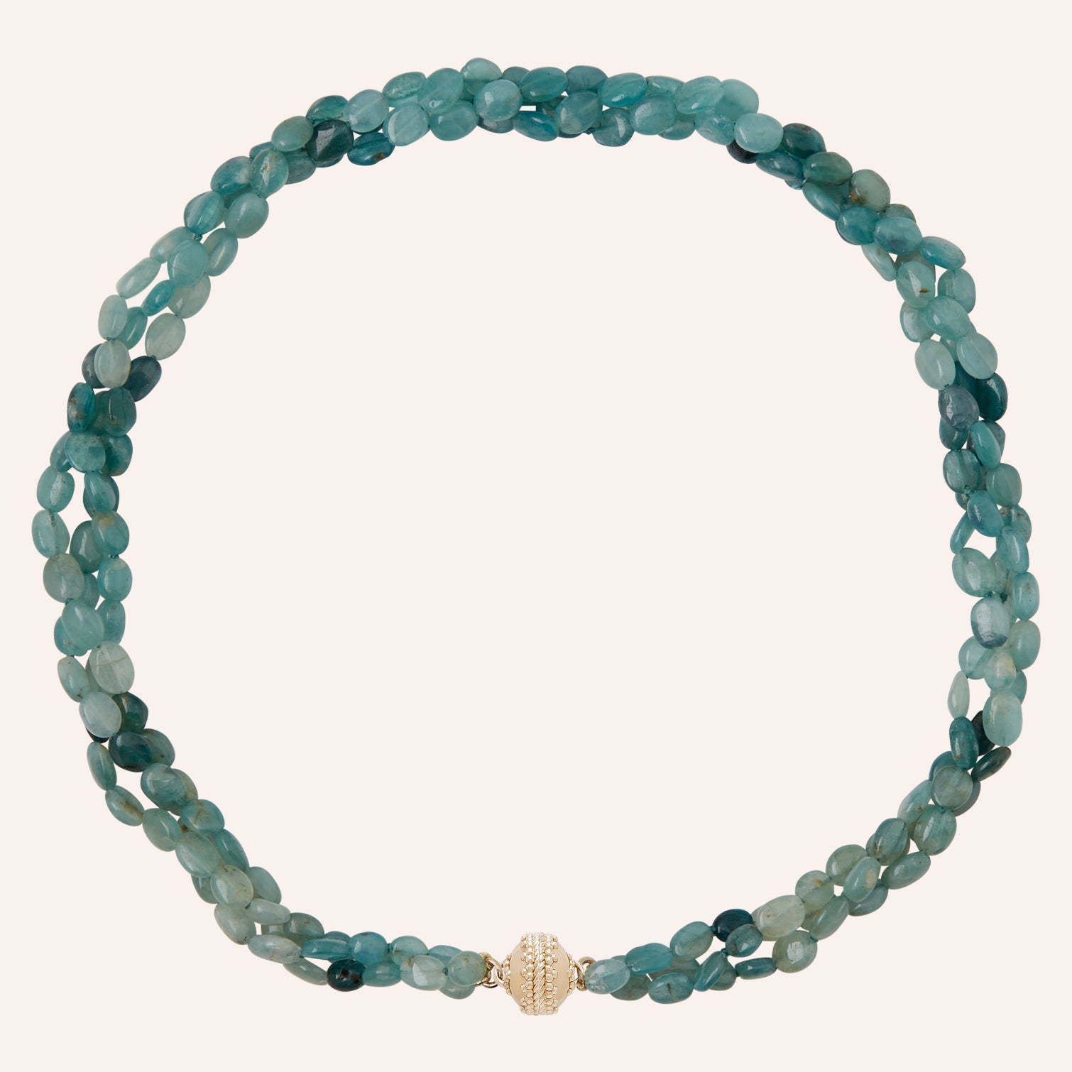 Helen Green Grandiderite Multi-Strand Mini Necklace