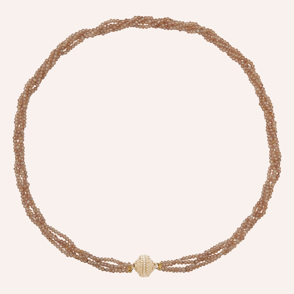 Michel Tan Zicron Multi-Strand Mini Necklace