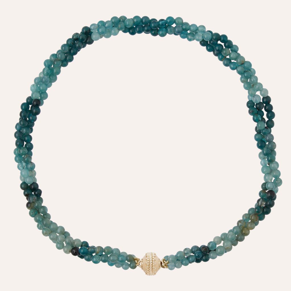 Victoire 4mm Grandiderite Multi-Strand Mini Necklace