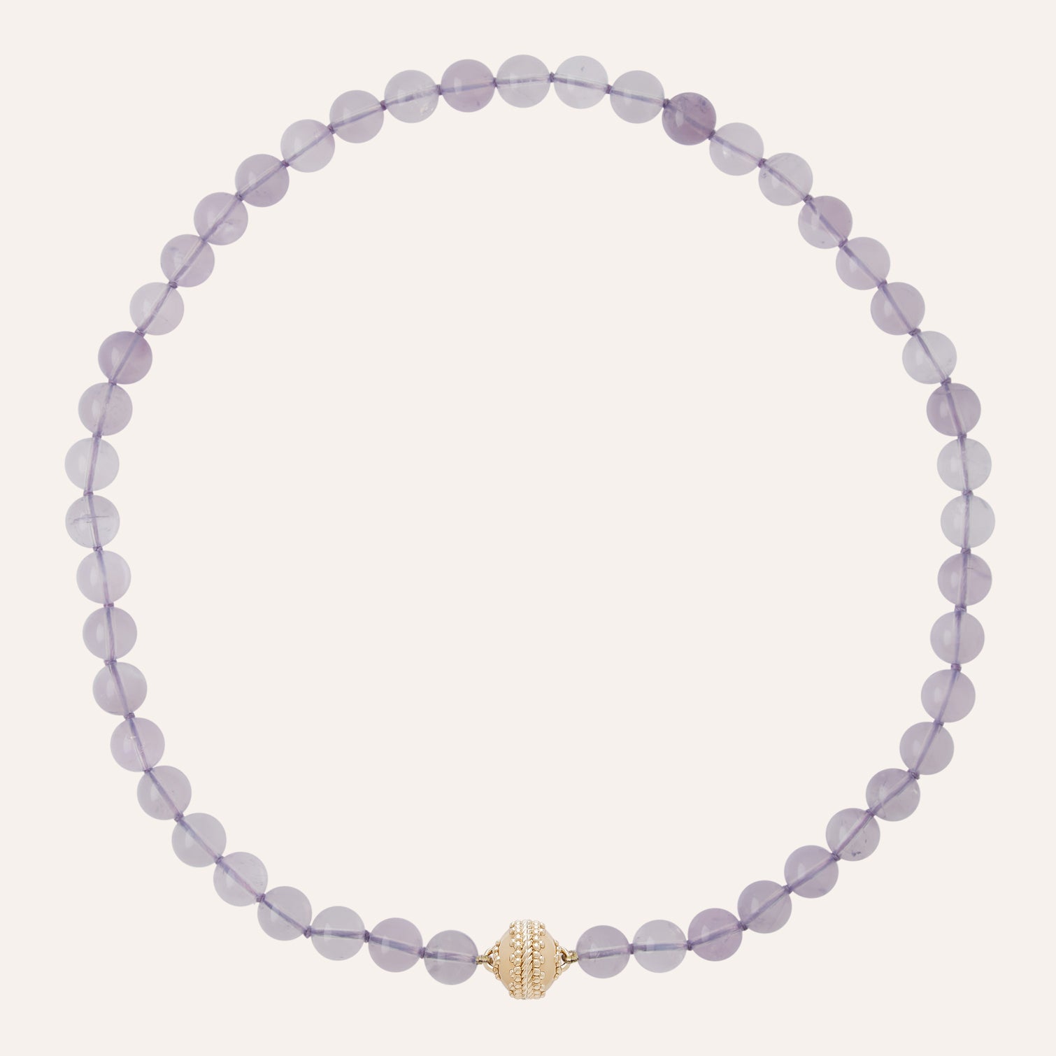 Victoire Purple Lavender Quartz Mini Necklace