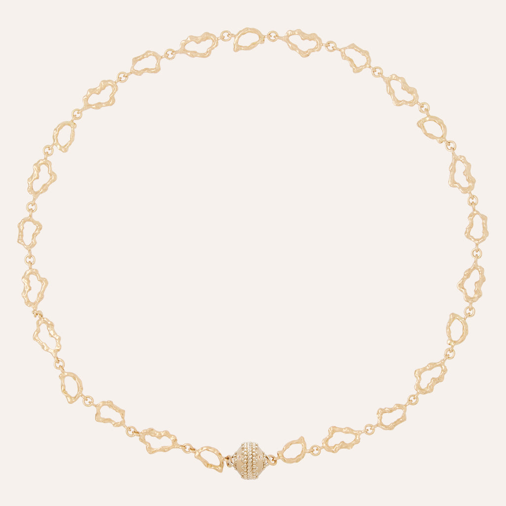 18K Seaside Coral Mini Necklace